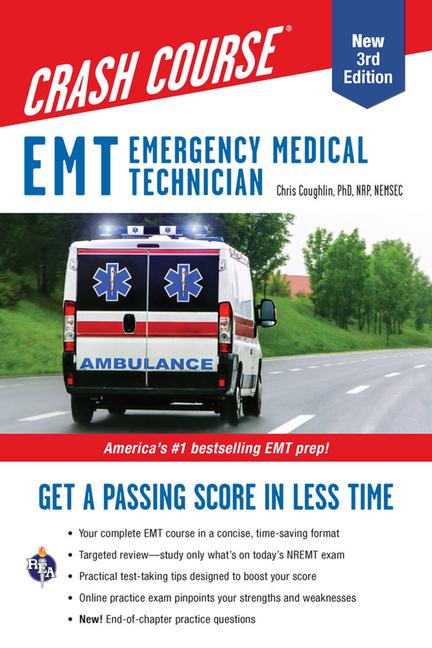 Vorderes Coverbild EMT (Emergency Medical Technician) Crash Course with Online Practice Test, 3rd Edition