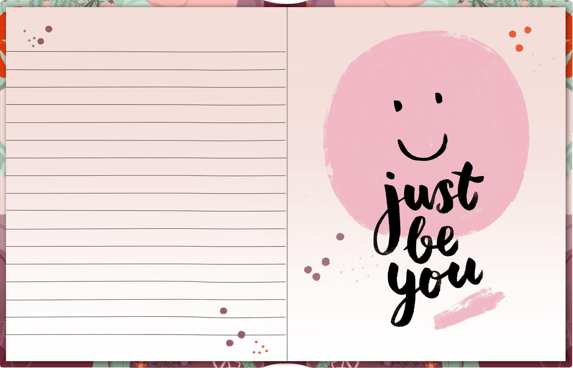 Beispielinhalt (Bild) Tagebuch - Live every moment