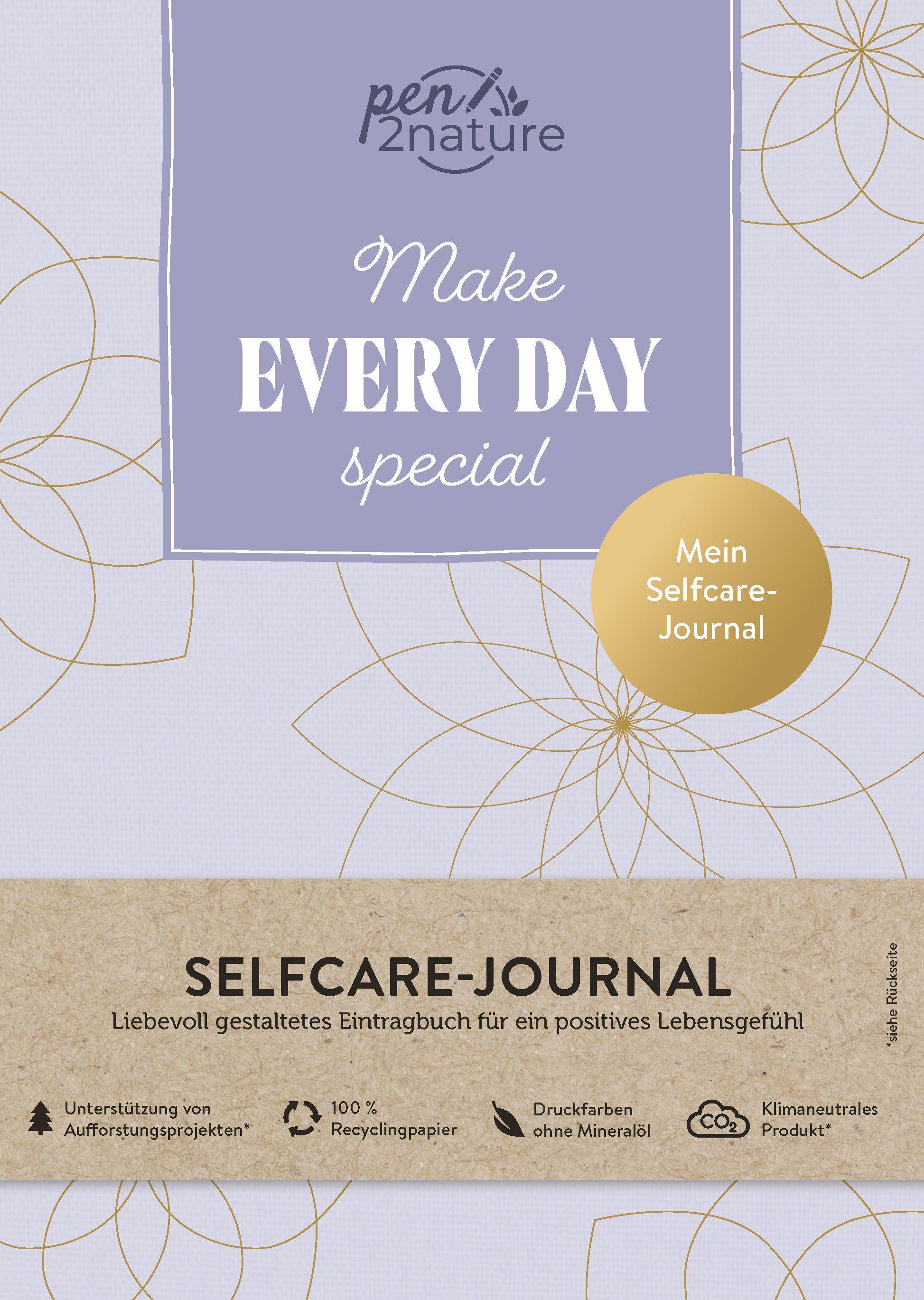 Vorderes Coverbild Make Every Day Special - Mein Selfcare-Journal - Eintragbuch A5, Hardcover