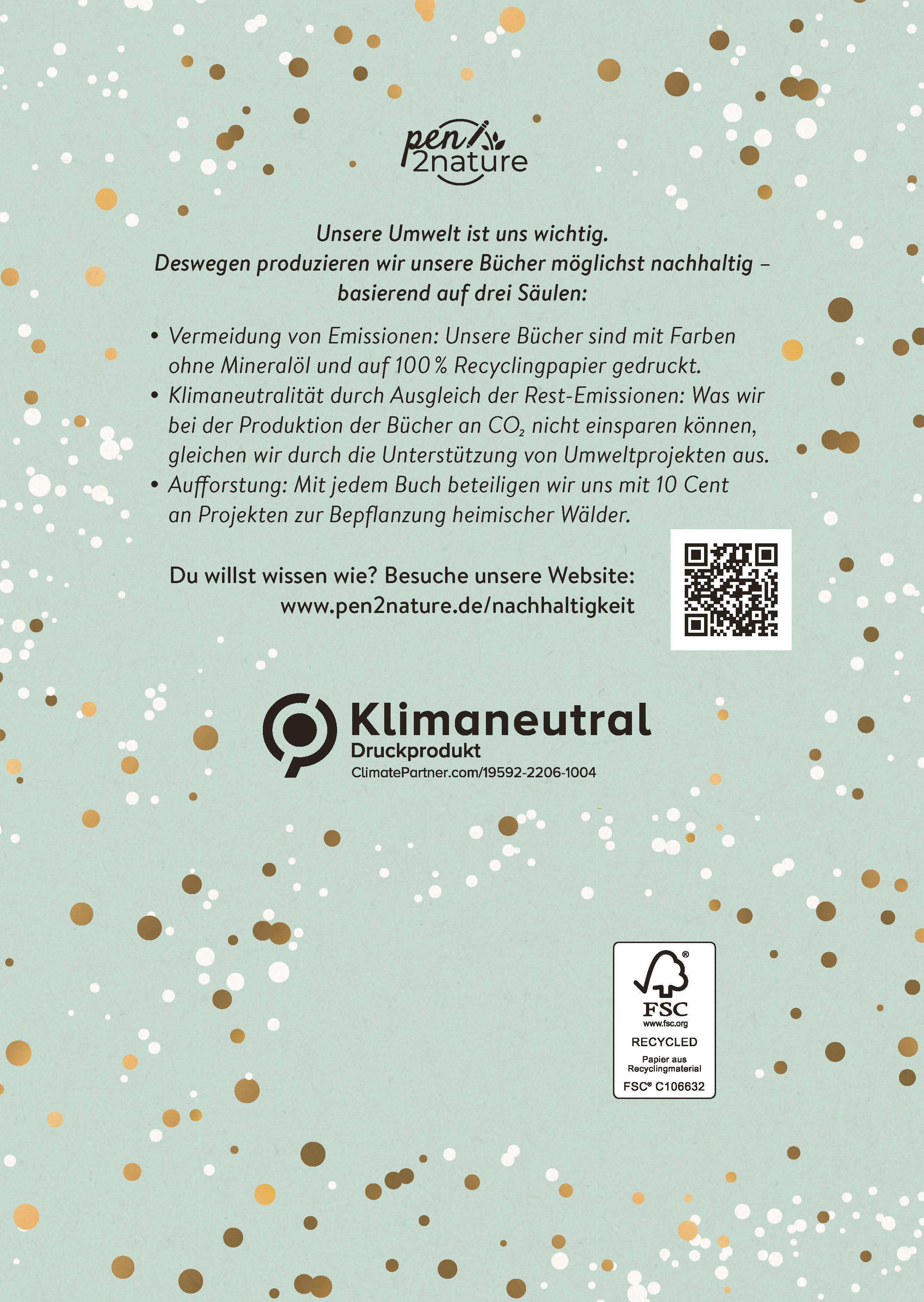 Rückseitencover Heute ist mein Lieblingstag I Mein Glückstagebuch I Journal in A5, Hardcover