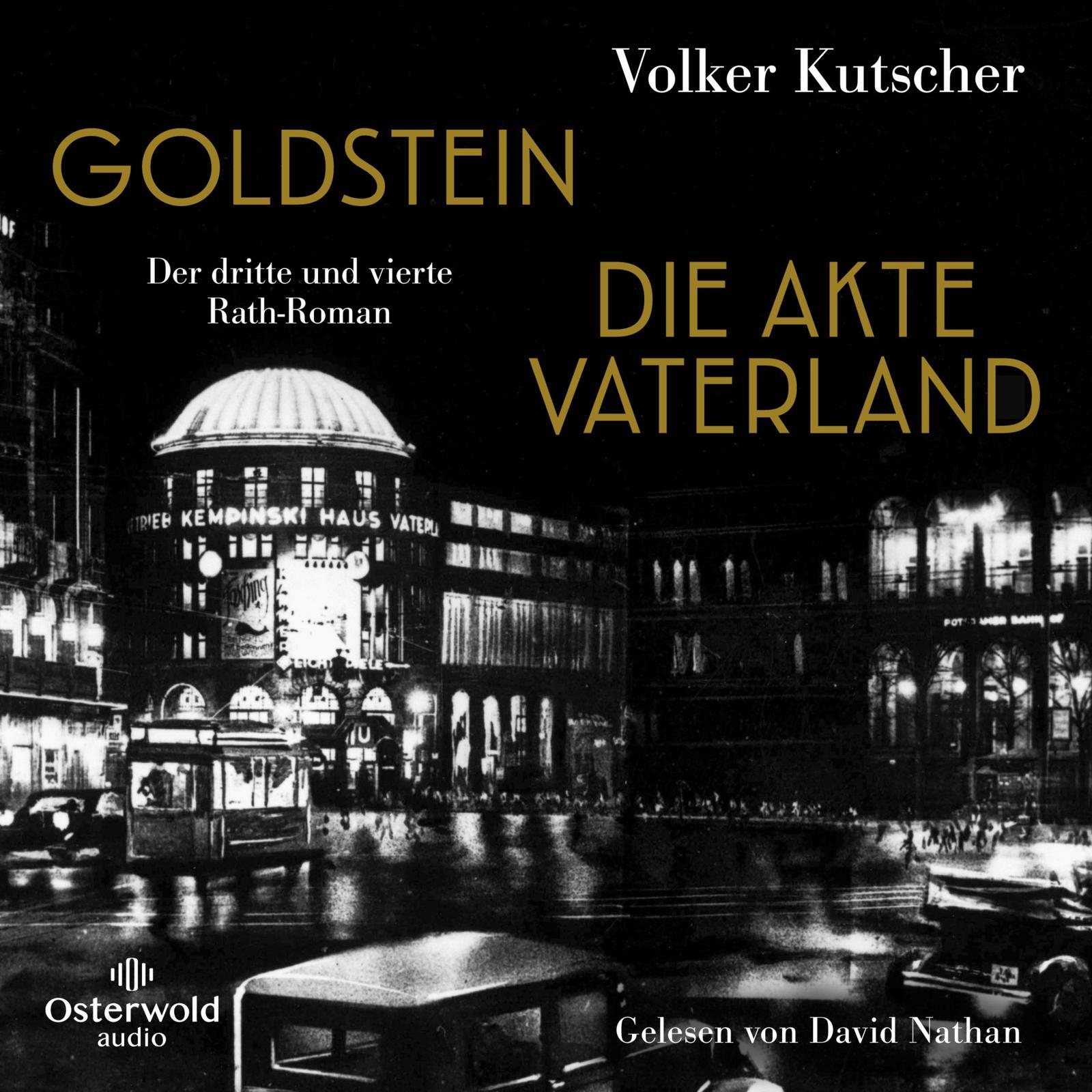 Vorderes Coverbild Goldstein / Die Akte Vaterland (Die Gereon-Rath-Romane )