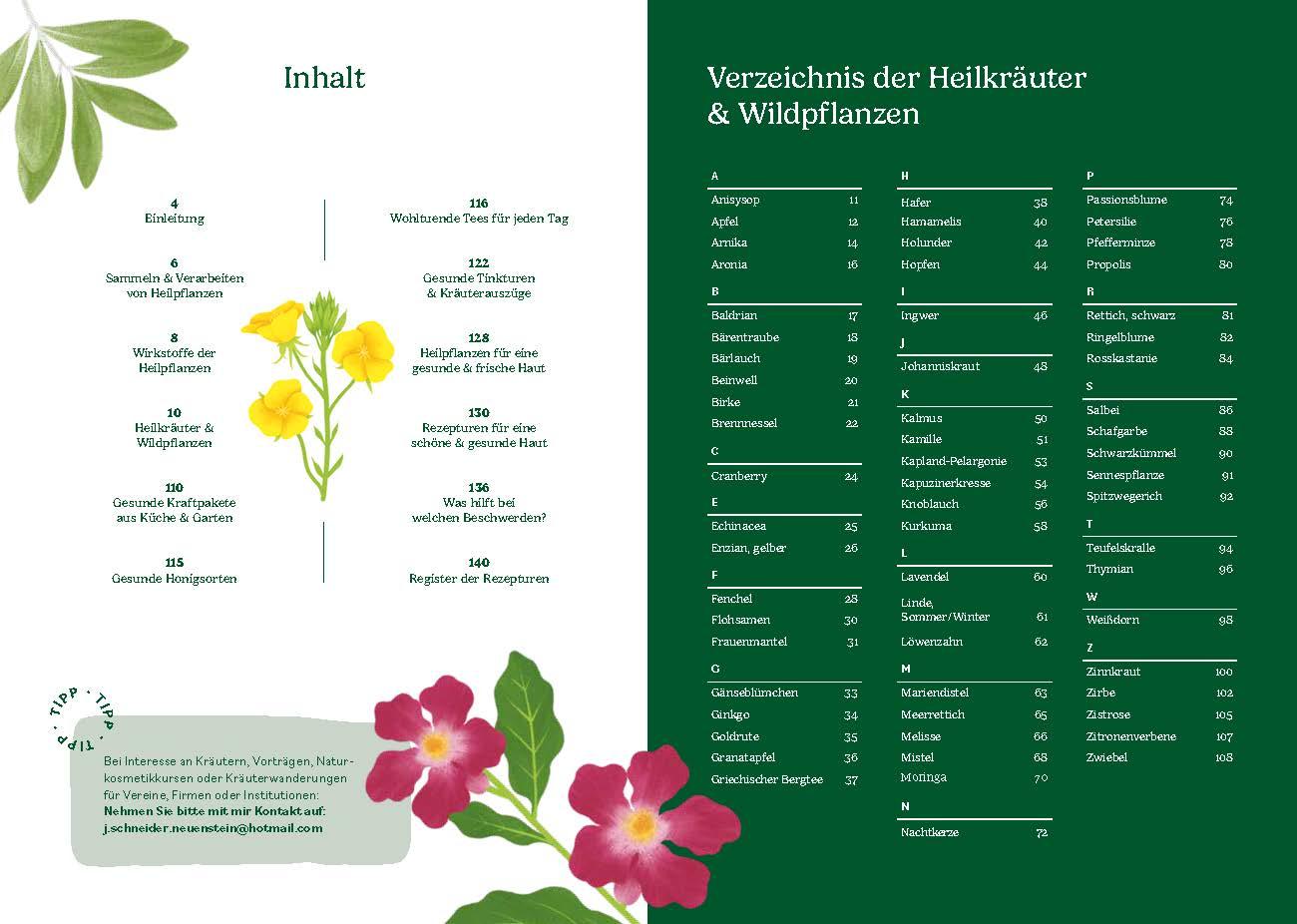 Beispielinhalt (Bild) Heilen mit pflanzlichen Antibiotika
