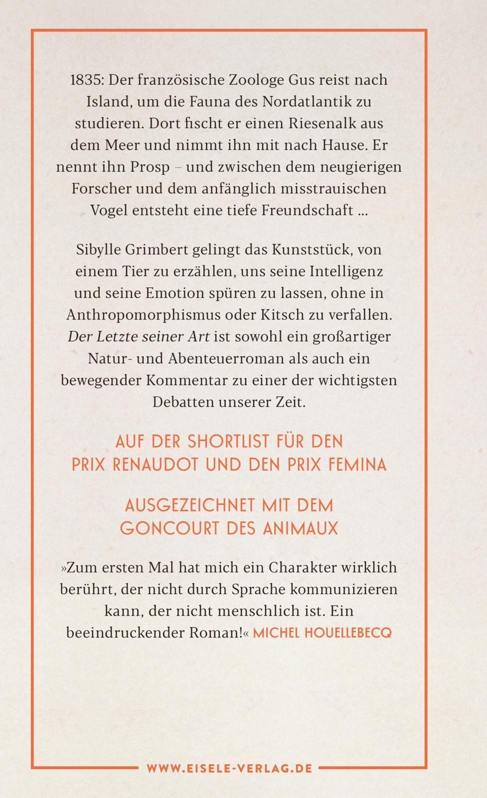 Rückseitencover Der Letzte seiner Art