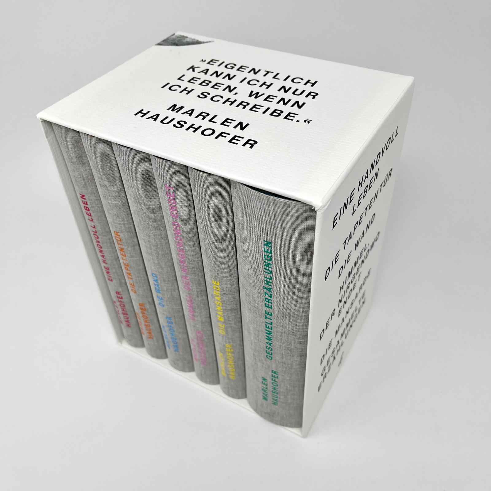 Beispielinhalt (Bild) Marlen Haushofer: Die gesammelten Romane und Erzählungen. 6 Bände