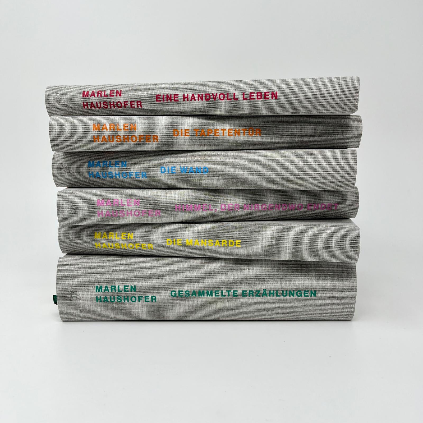 Beispielinhalt (Bild) Marlen Haushofer: Die gesammelten Romane und Erzählungen. 6 Bände