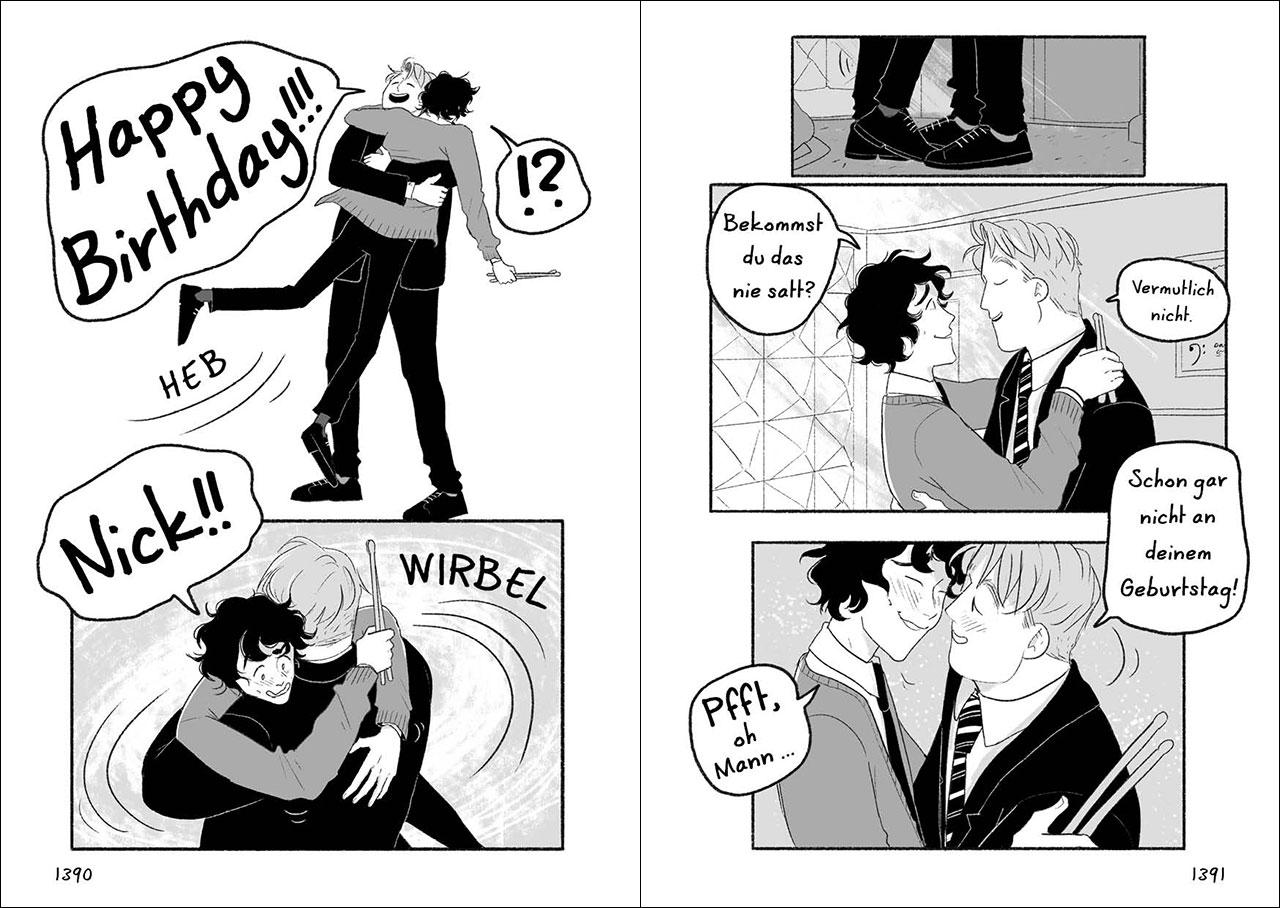 Beispielinhalt (Bild) Heartstopper Volume 5 (deutsche Hardcover-Ausgabe)