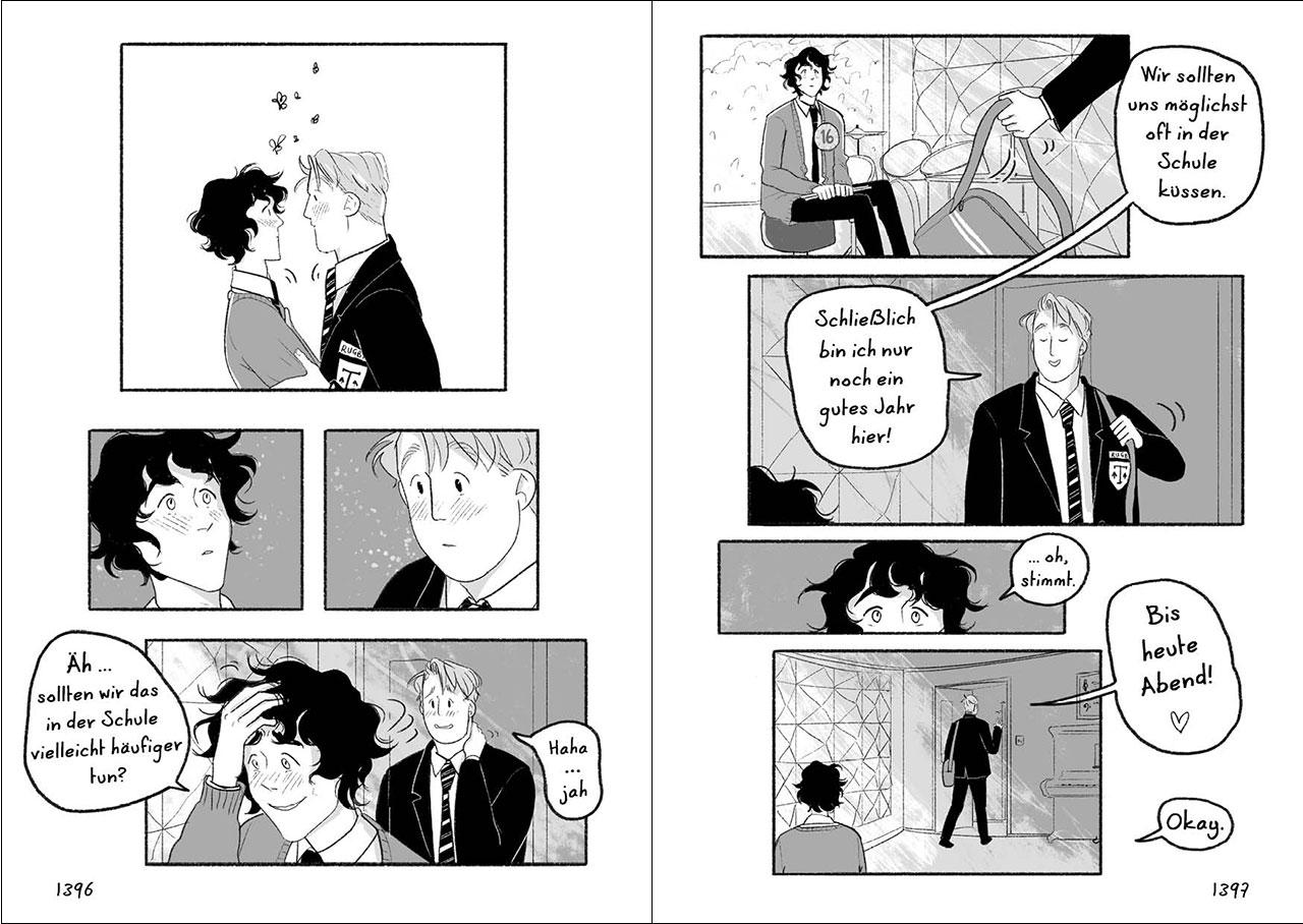 Beispielinhalt (Bild) Heartstopper Volume 5 (deutsche Hardcover-Ausgabe)