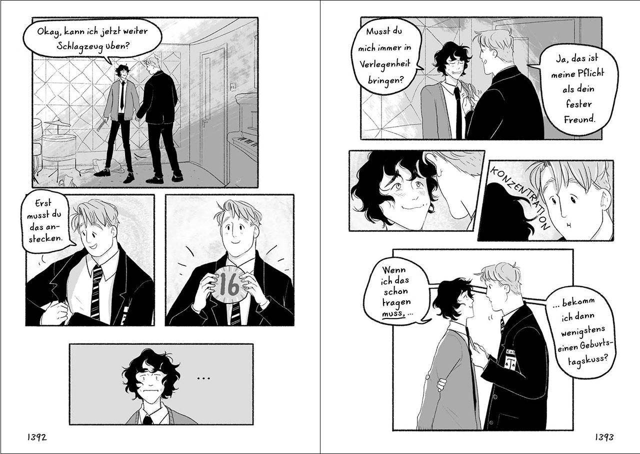 Beispielinhalt (Bild) Heartstopper Volume 5 (deutsche Hardcover-Ausgabe)
