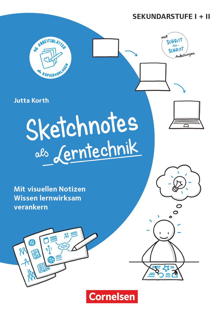 Vorderes Coverbild Sketchnotes - Sketchnotes als Lerntechnik