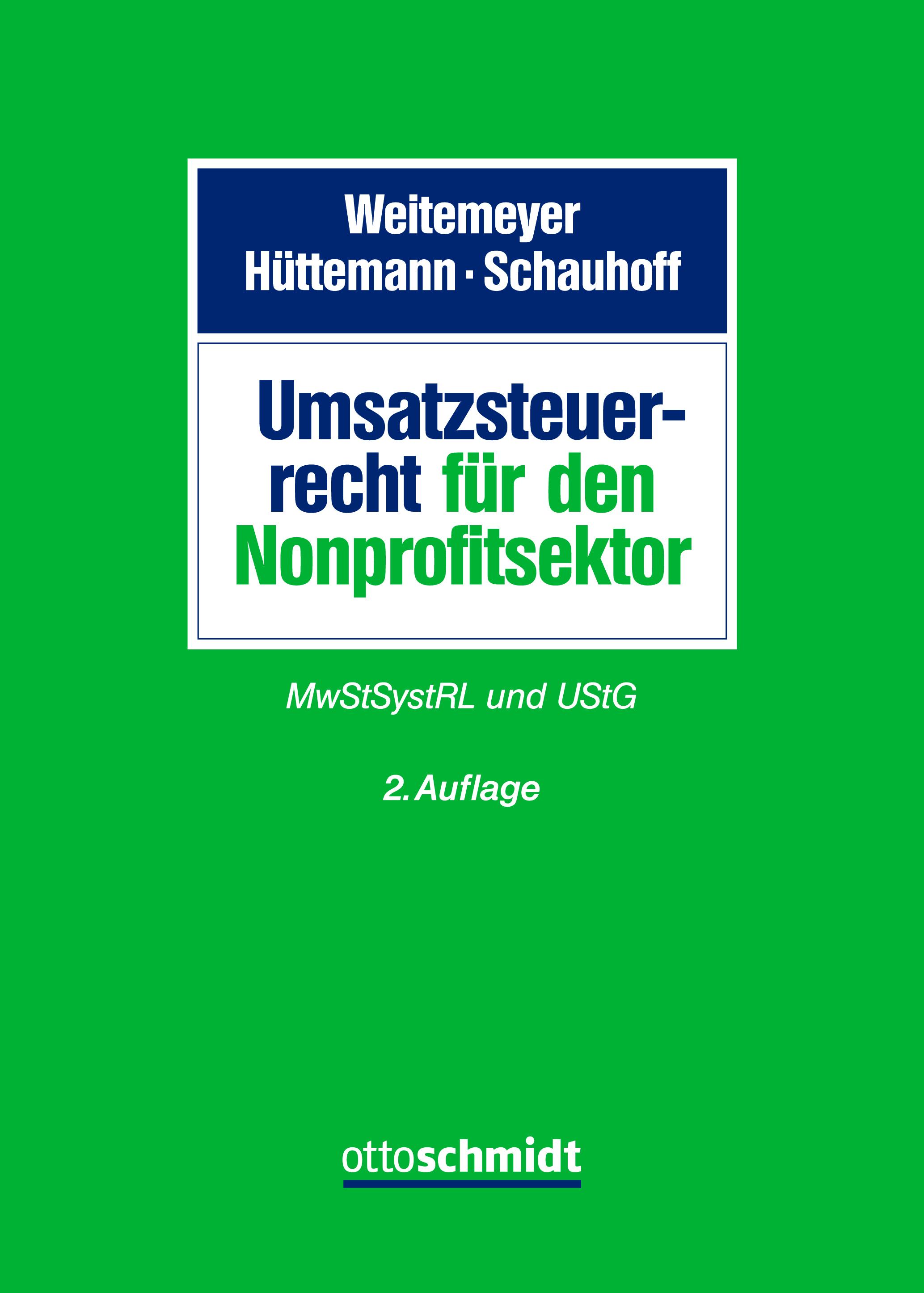 Vorderes Coverbild Umsatzsteuerrecht für den Nonprofitsektor