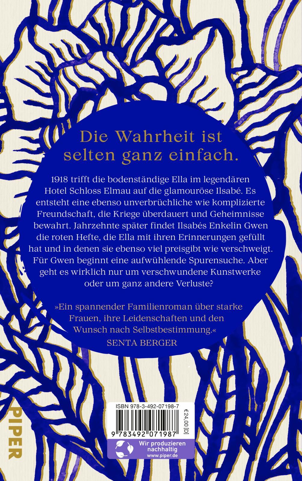 Rückseitencover Porträt auf grüner Wandfarbe