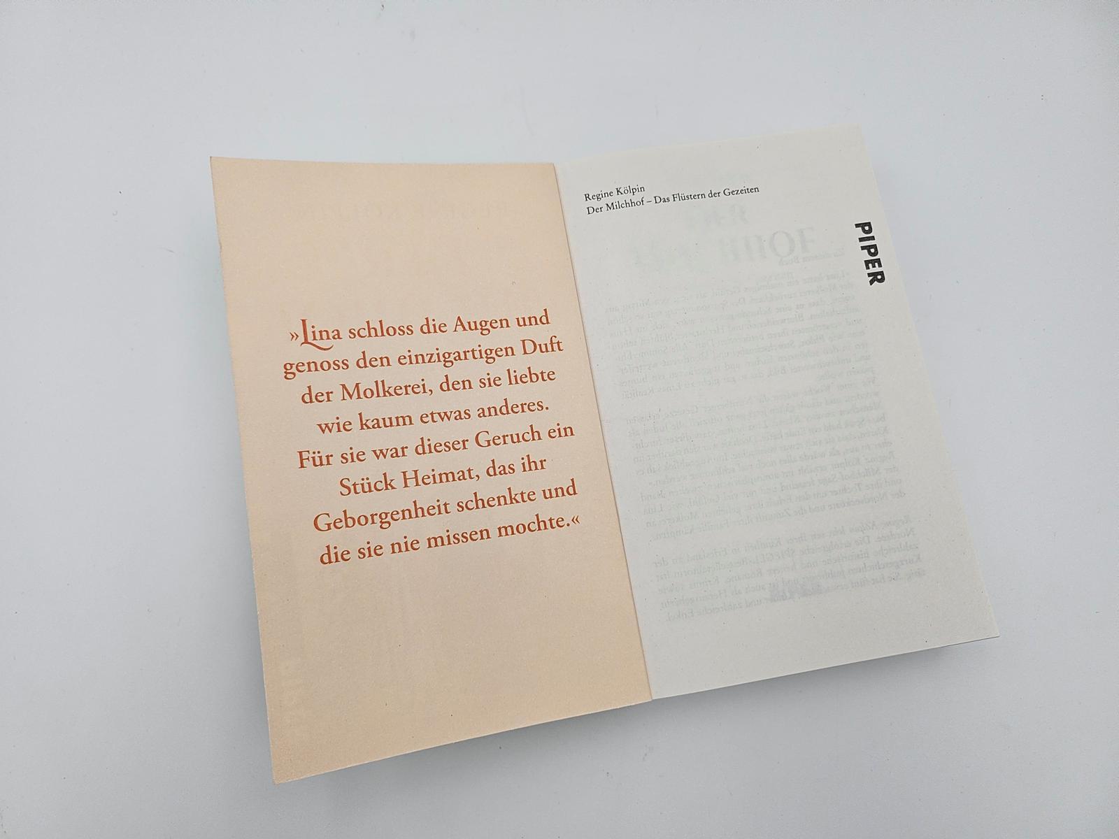 Beispielinhalt (Bild) Der Milchhof - Das Flüstern der Gezeiten