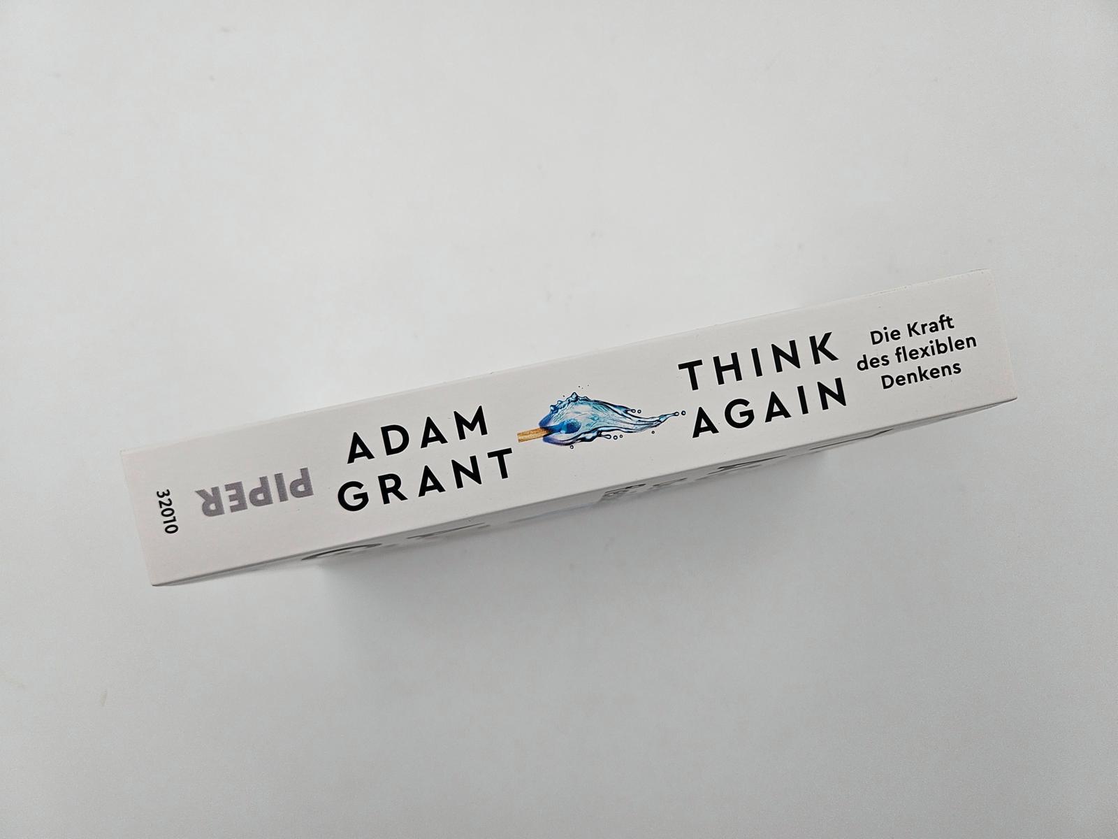 Beispielinhalt (Bild) Think Again - Die Kraft des flexiblen Denkens