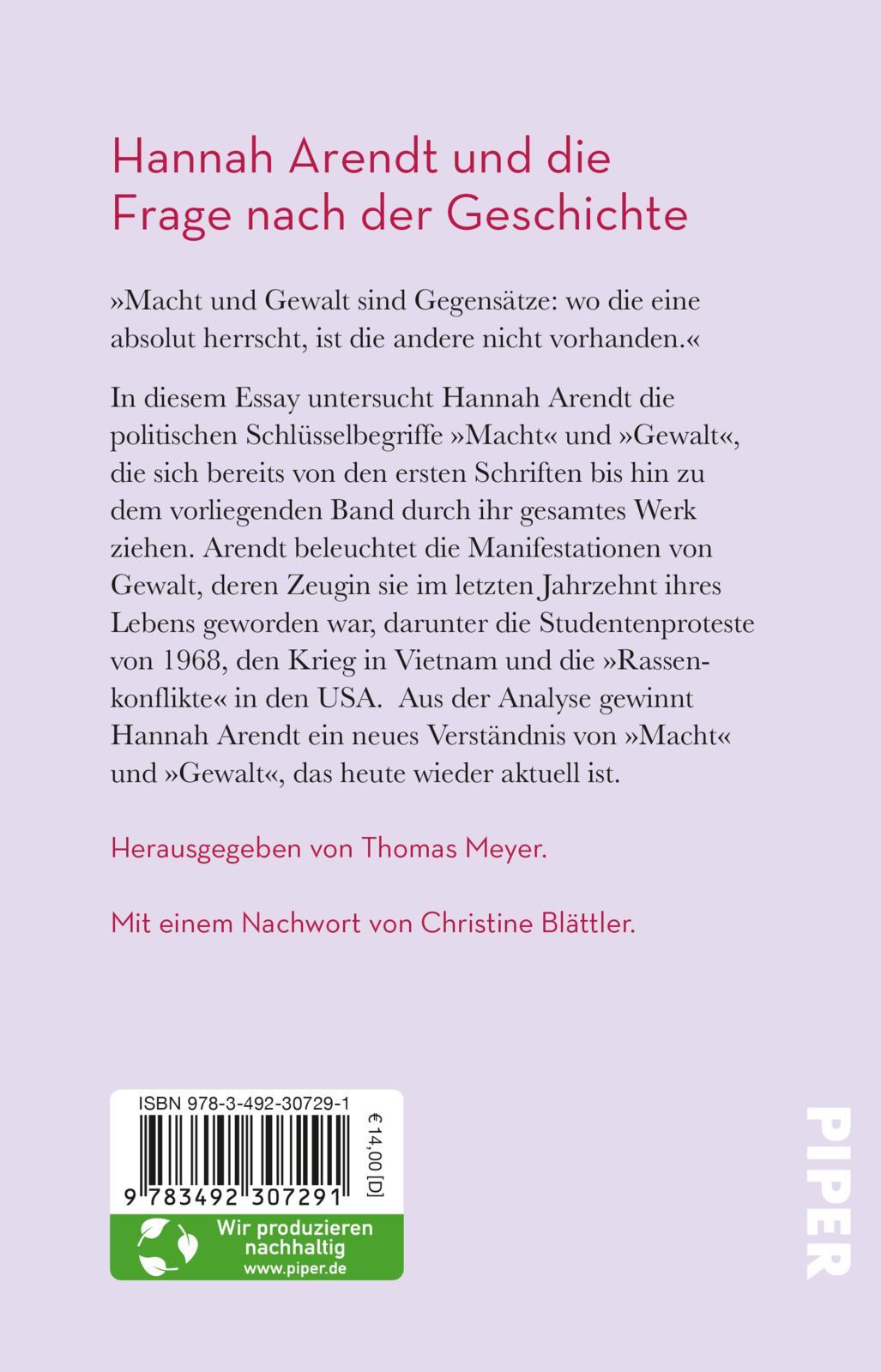 Rückseitencover Macht und Gewalt