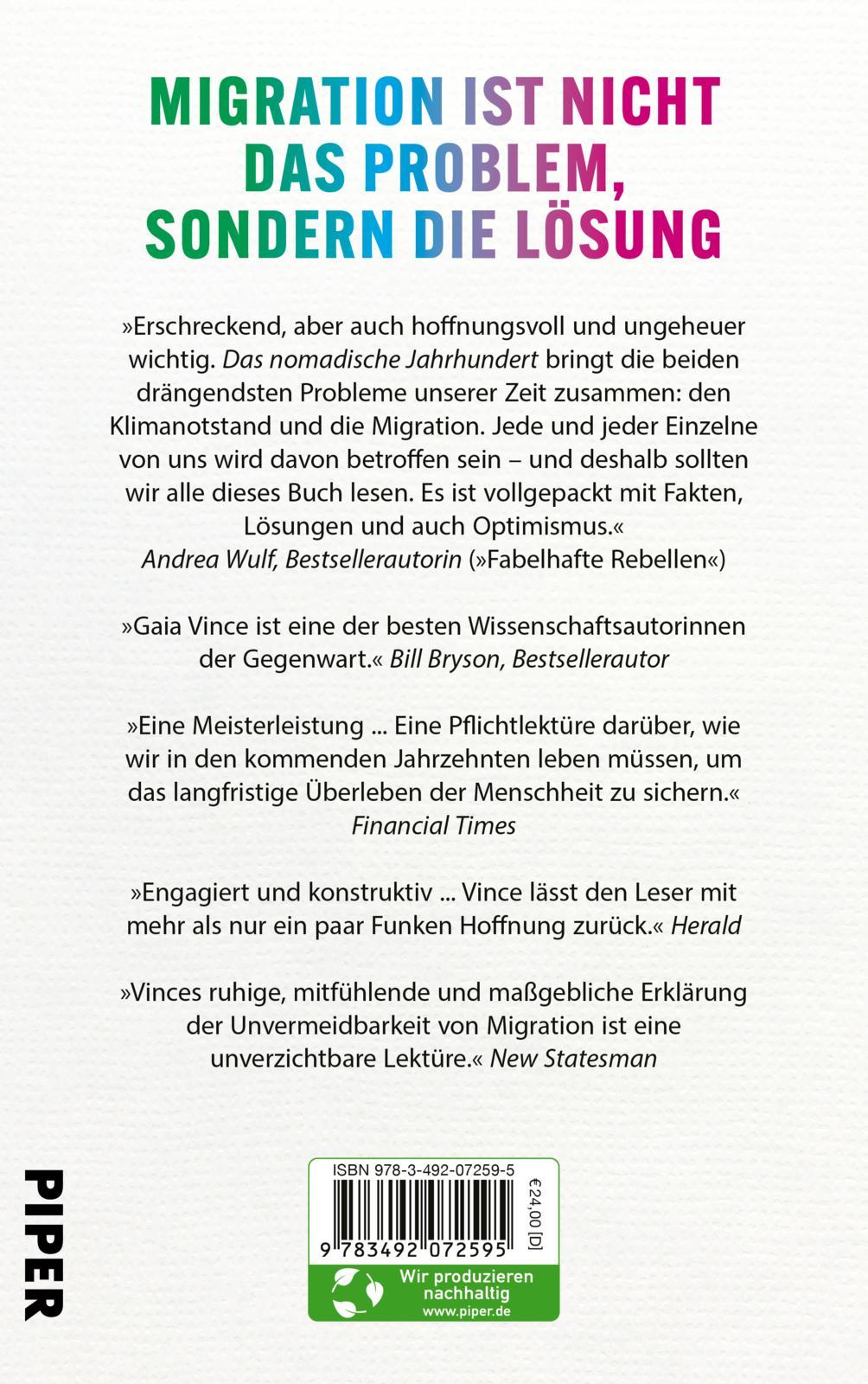 Rückseitencover Das nomadische Jahrhundert