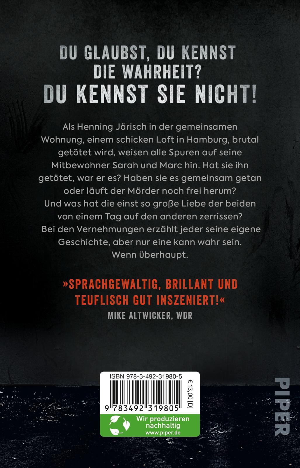 Rückseitencover Das Loft