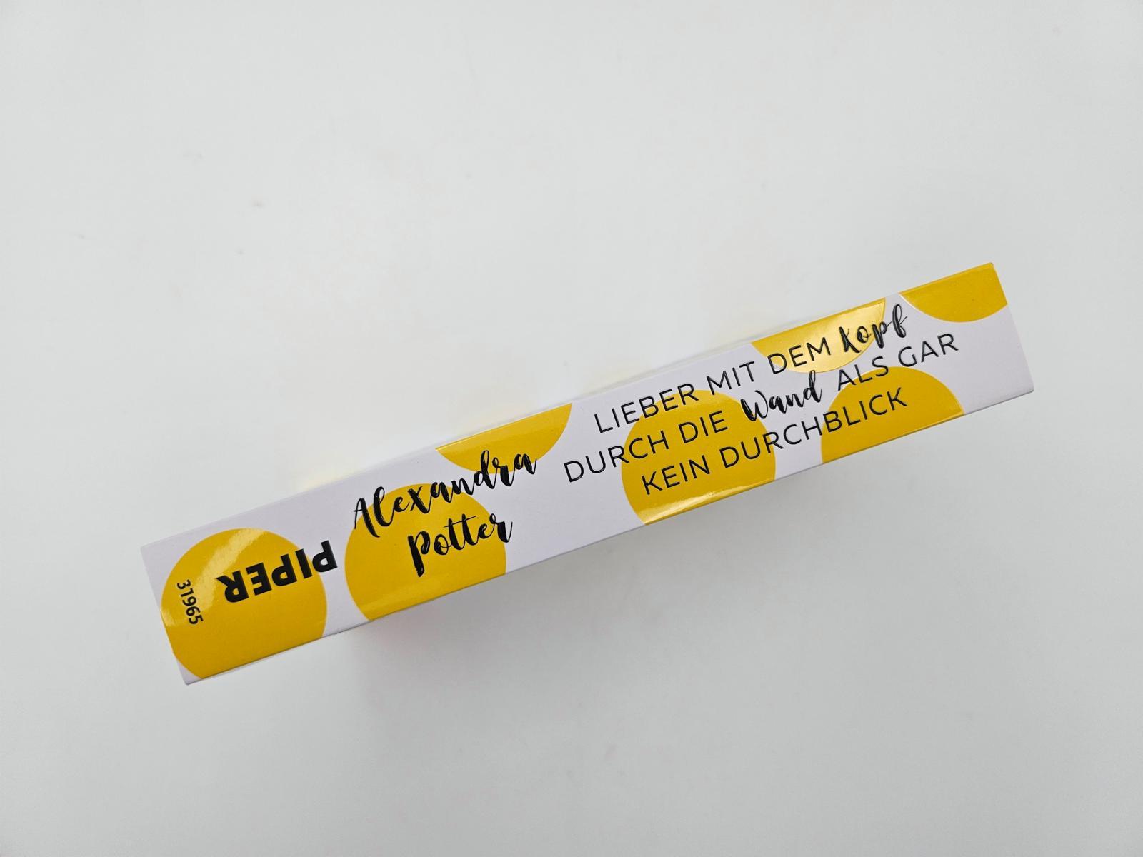 Beispielinhalt (Bild) Lieber mit dem Kopf durch die Wand als gar kein Durchblick