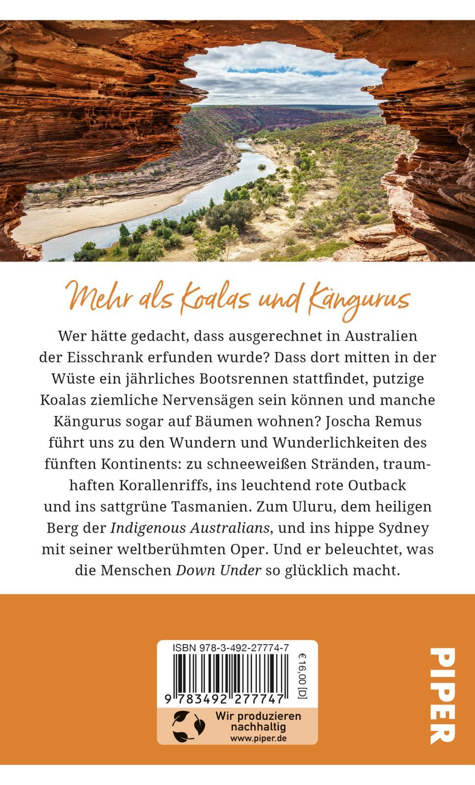 Rückseitencover Gebrauchsanweisung für Australien