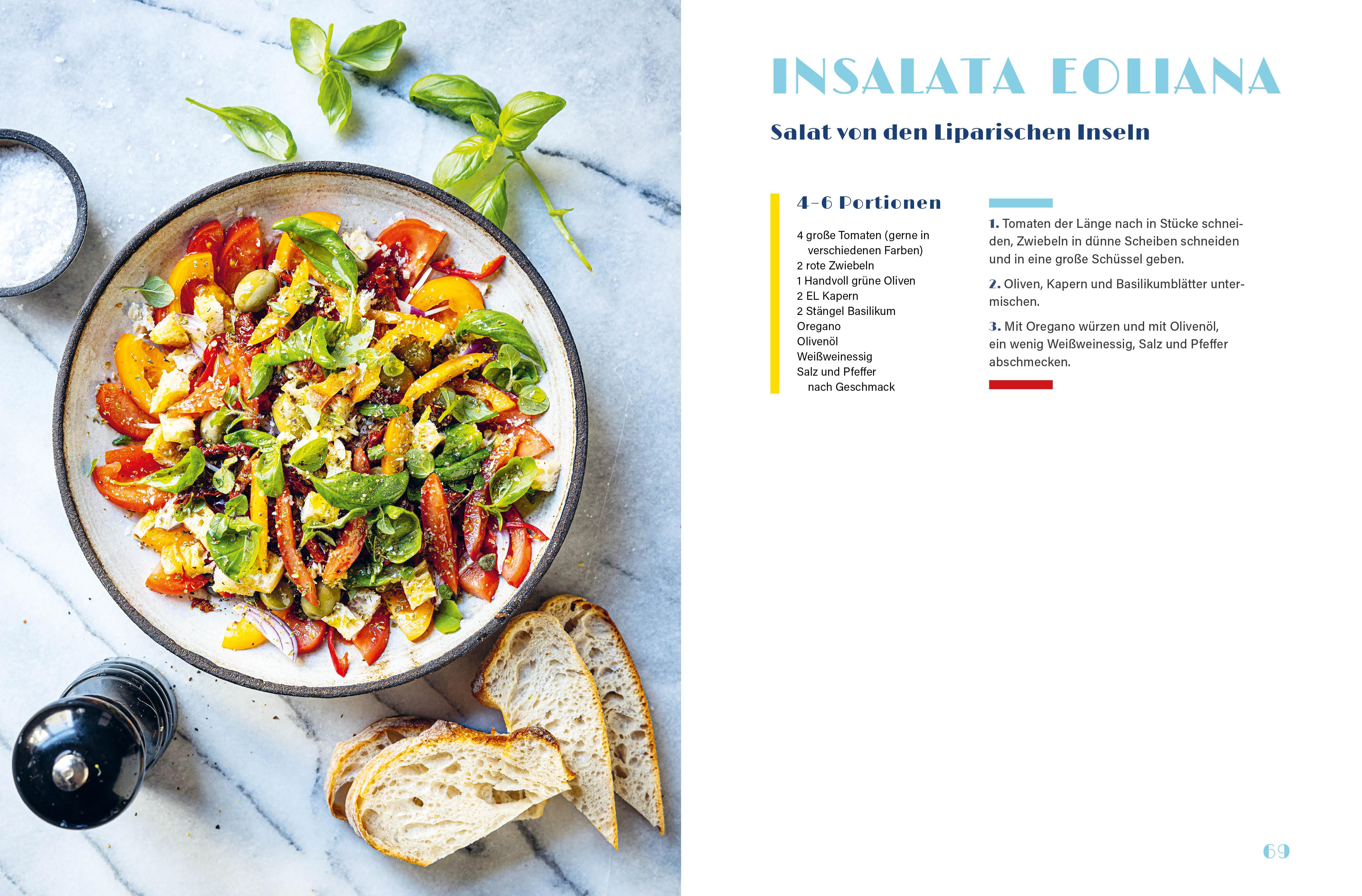 Beispielinhalt (Bild) Sizilien vegetarisch