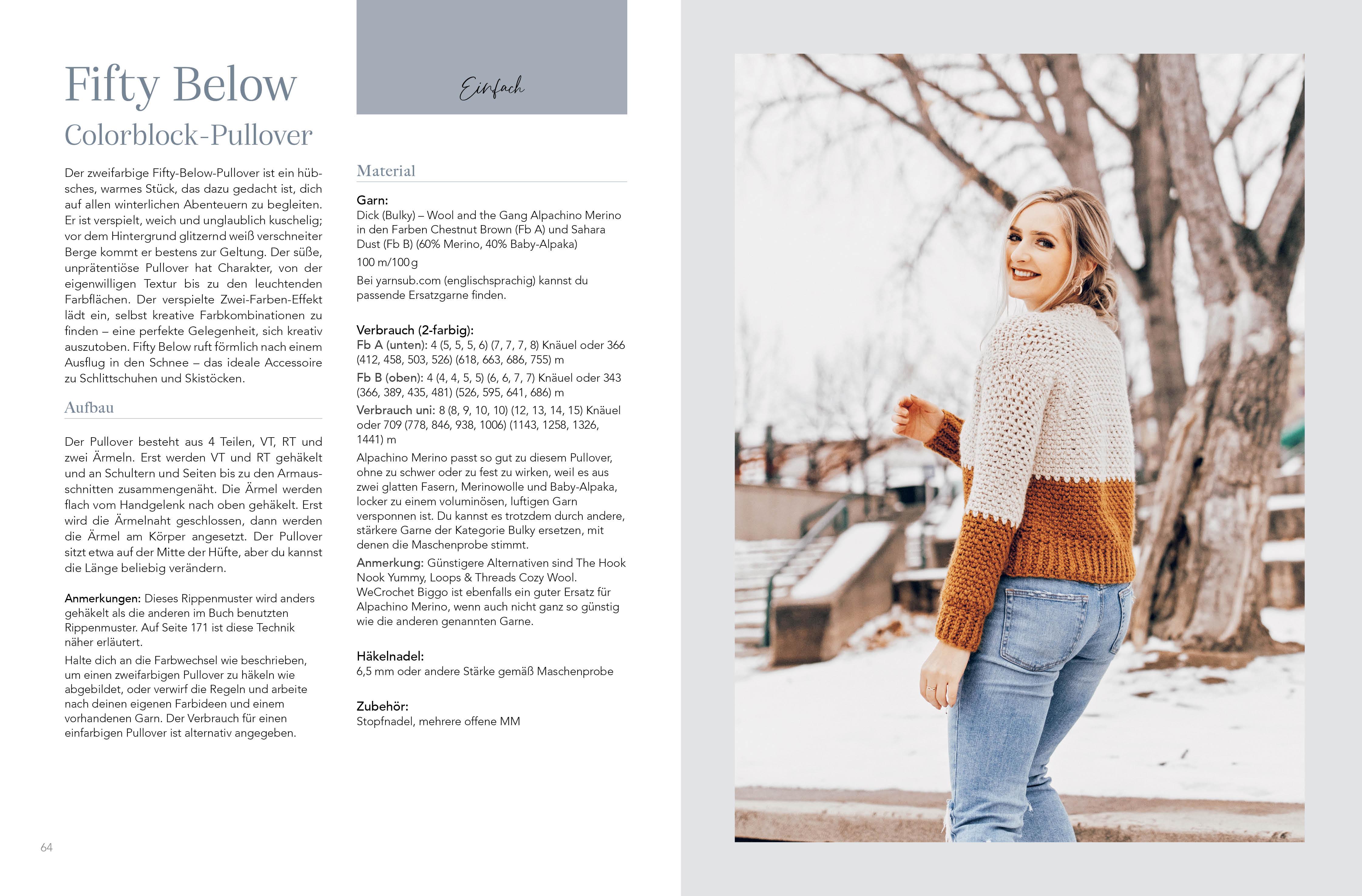 Beispielinhalt (Bild) Lieblingspullover häkeln