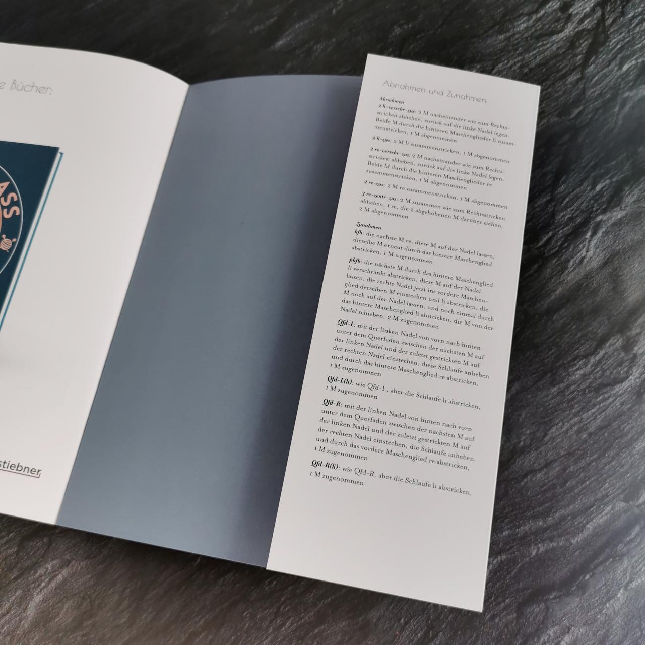 Beispielinhalt (Bild) Maßgestrickt