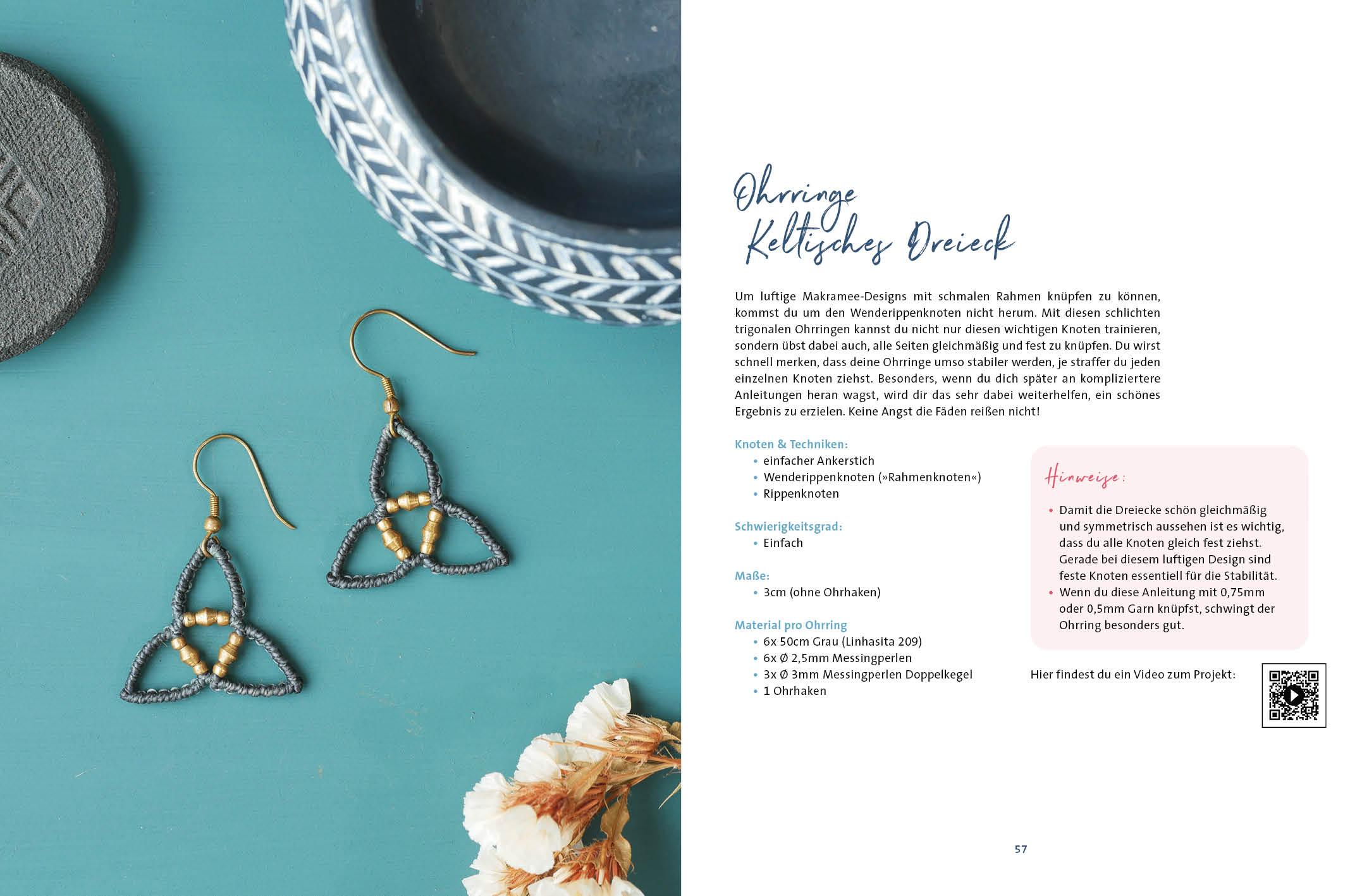 Beispielinhalt (Bild) Makramee Schmuck
