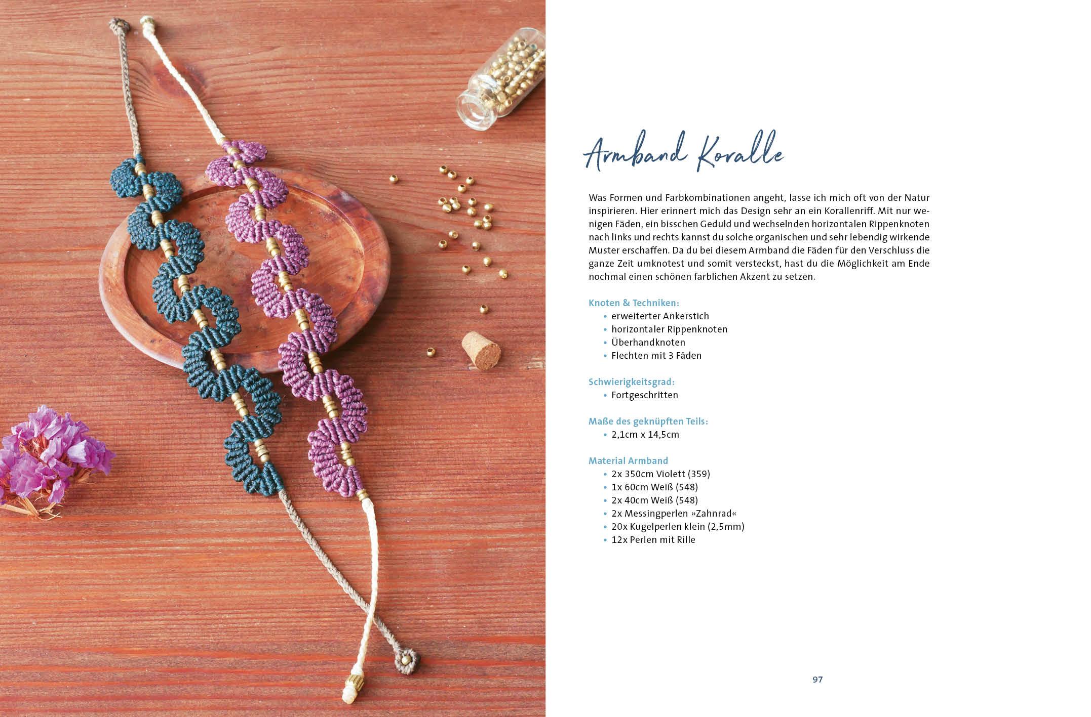 Beispielinhalt (Bild) Makramee Schmuck