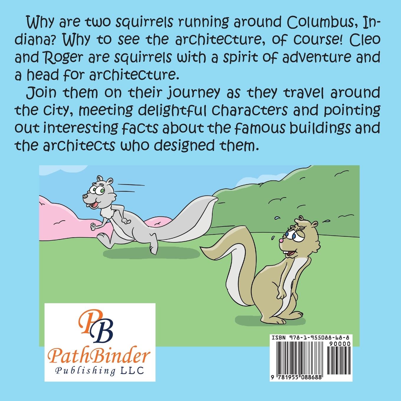 Rückseitencover Cleo and Roger Discover Columbus, Indiana - Architecture (coloring book)