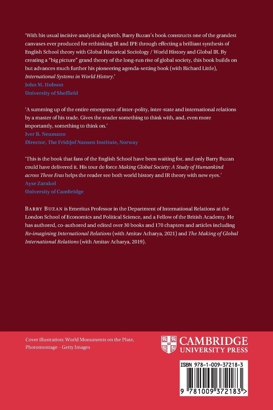 Rückseitencover Making Global Society