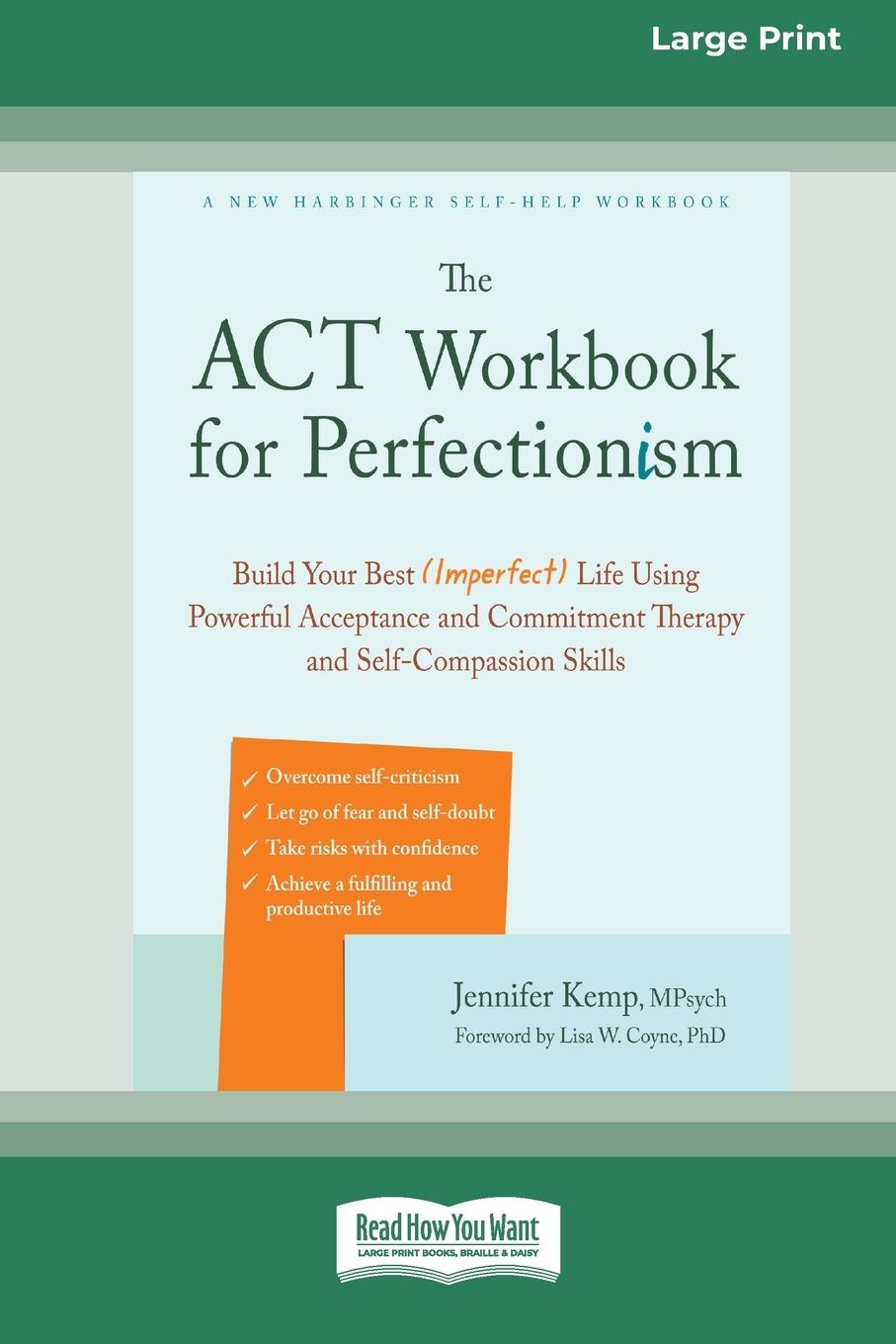 Vorderes Coverbild The ACT Workbook for Perfectionism