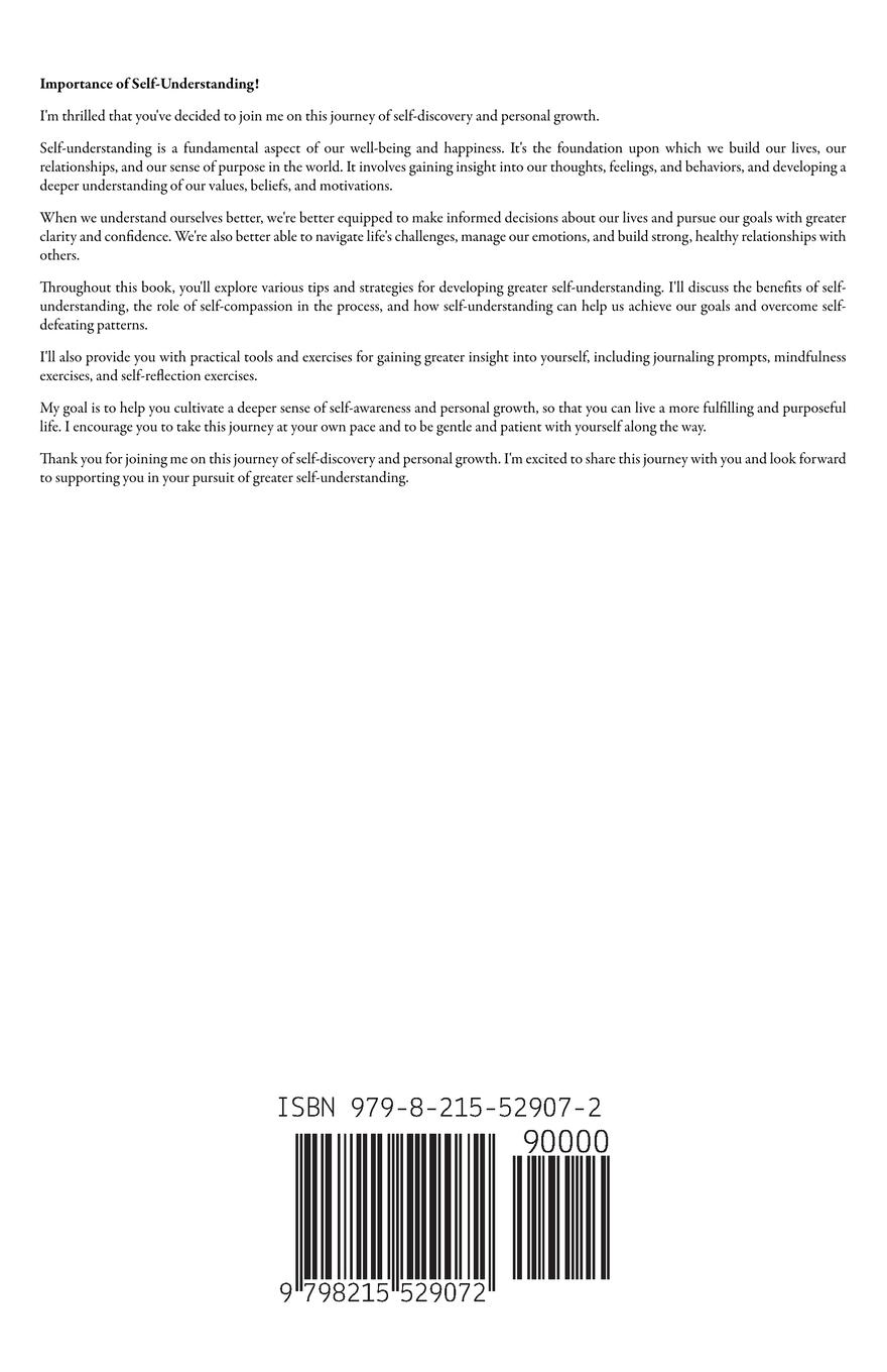 Rückseitencover Boost Your Self Understanding - 250 Tips and Ways That Works