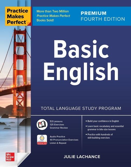 Vorderes Coverbild Practice Makes Perfect: Basic English, Premium Fourth Edition