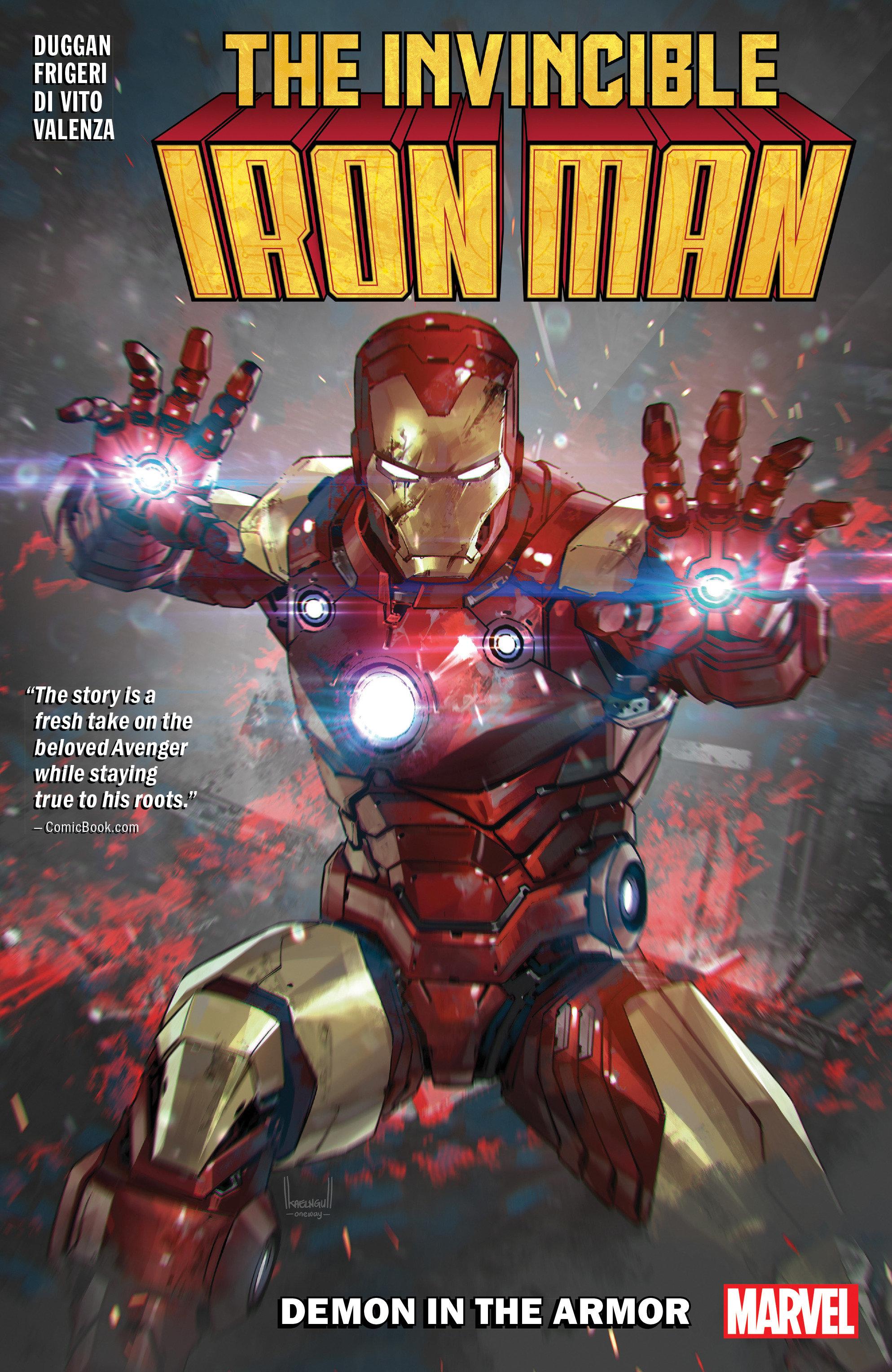 Vorderes Coverbild Invincible Iron Man by Gerry Duggan Vol. 1: Demon in the Armor