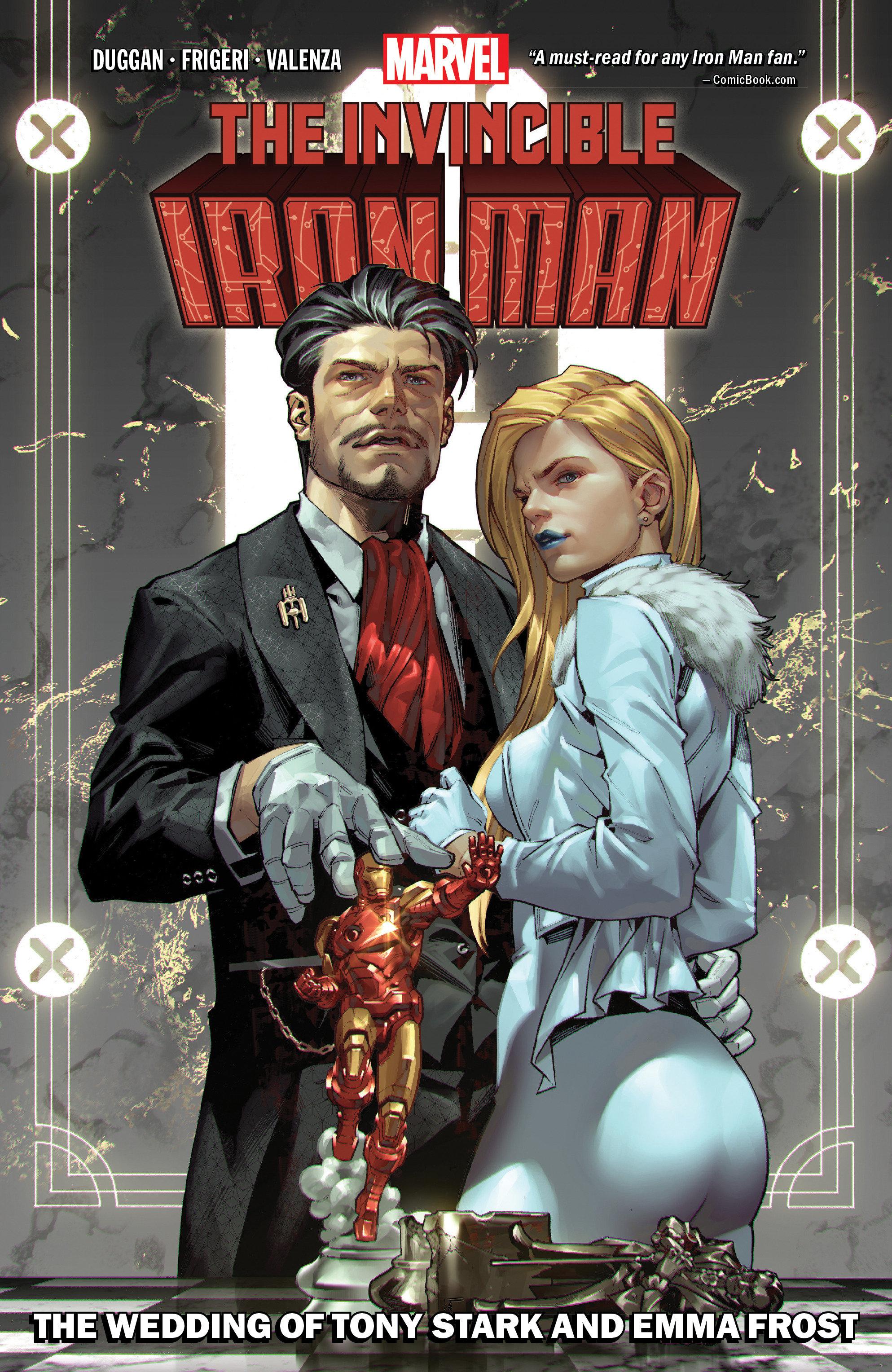 Vorderes Coverbild Invincible Iron Man by Gerry Duggan Vol. 2: The Wedding of Tony Stark and Emma Frost
