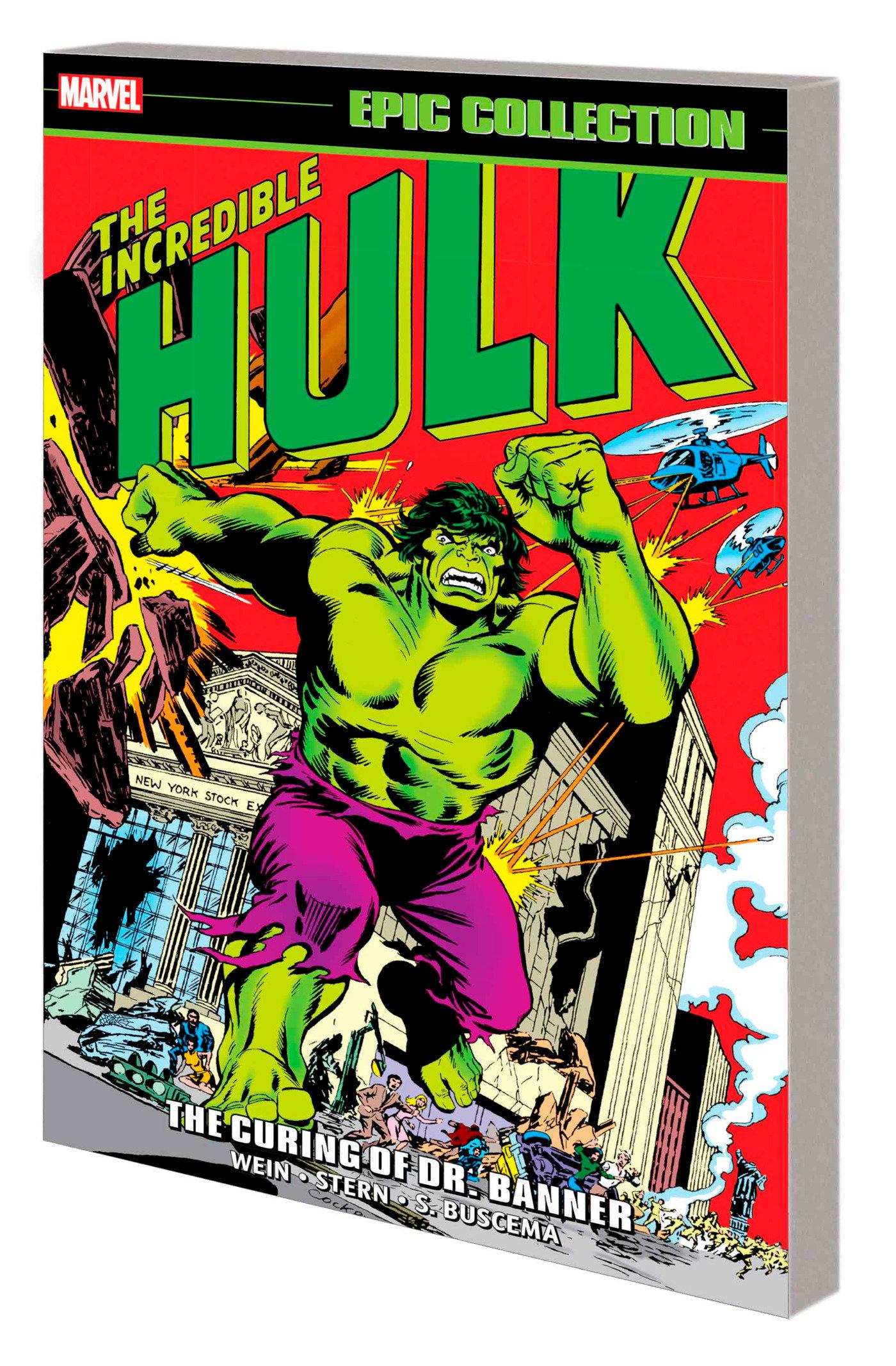 Vorderes Coverbild Incredible Hulk Epic Collection: The Curing of Dr. Banner
