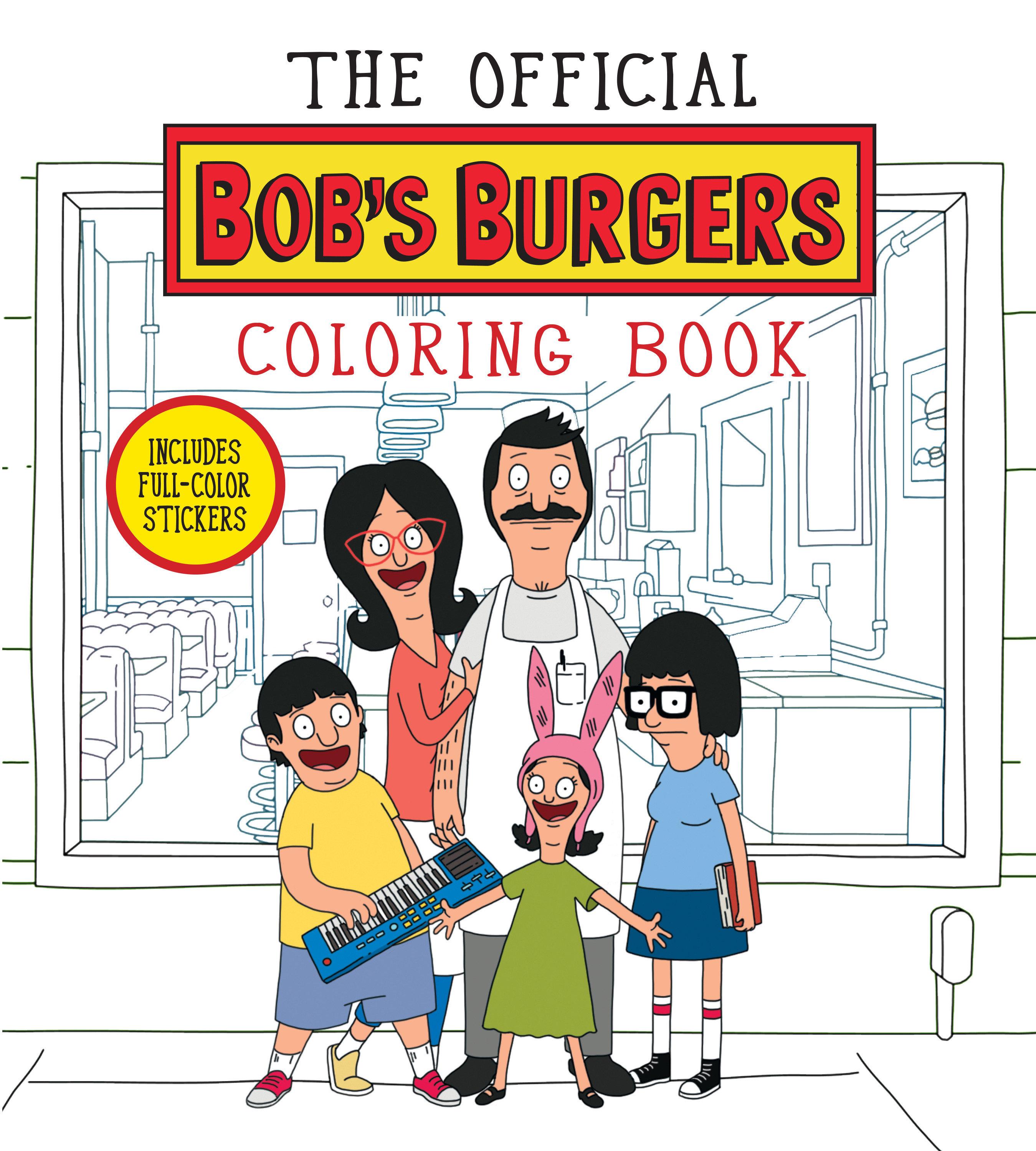 Vorderes Coverbild The Official Bob's Burgers Coloring Book
