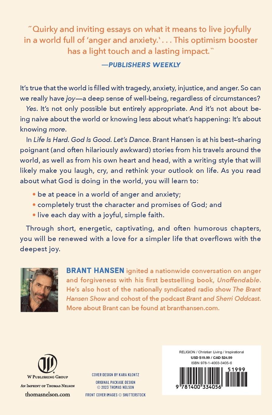 Rückseitencover Life Is Hard. God Is Good. Let's Dance.