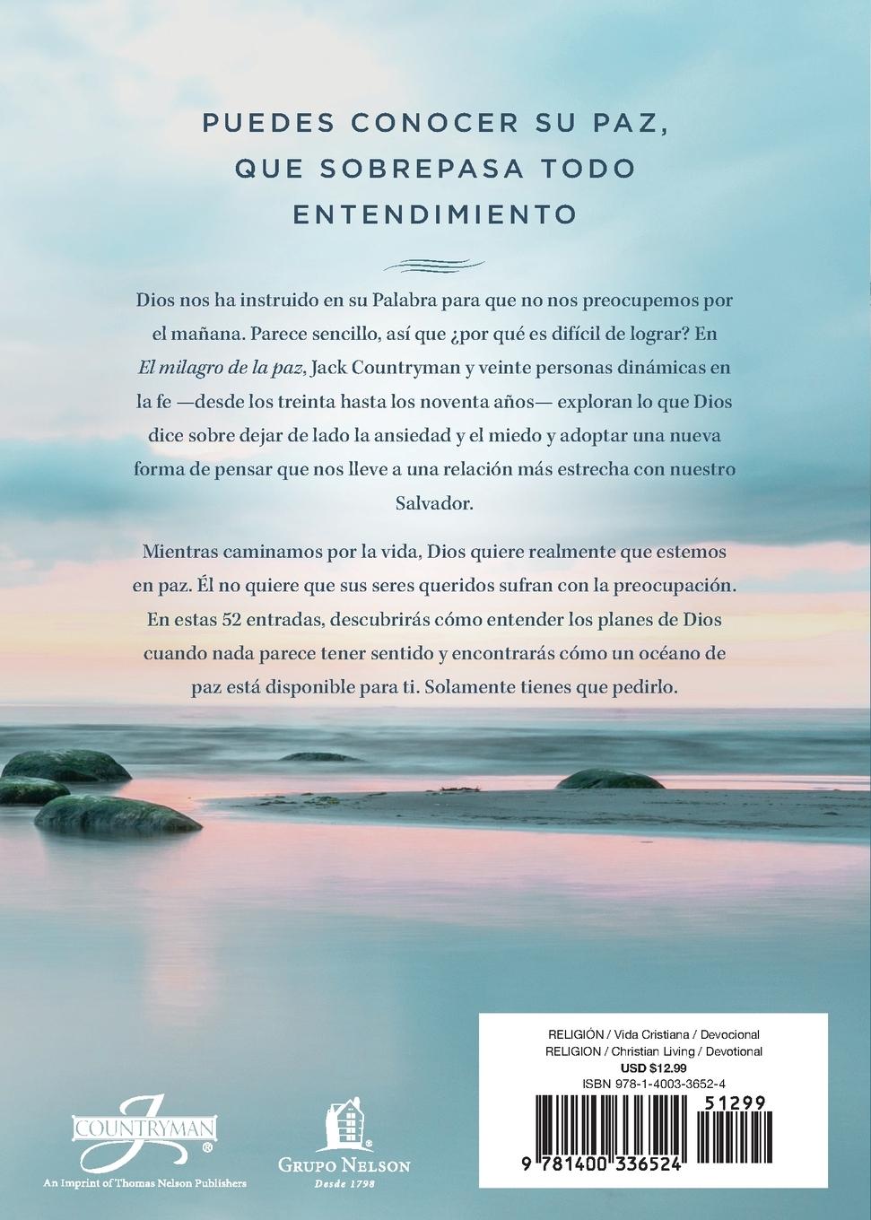 Rückseitencover El Milagro de la Paz