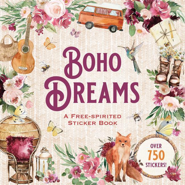 Vorderes Coverbild Boho Dreams Sticker Book