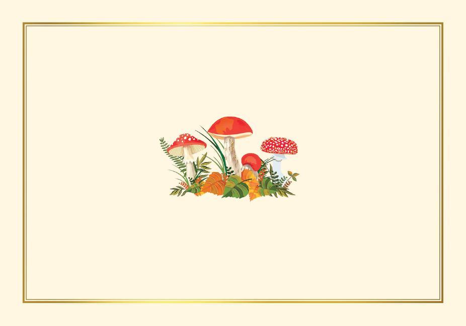 Vorderes Coverbild Mushrooms Note Cards (14 Cards, 15 Self-Sealing Envelopes)