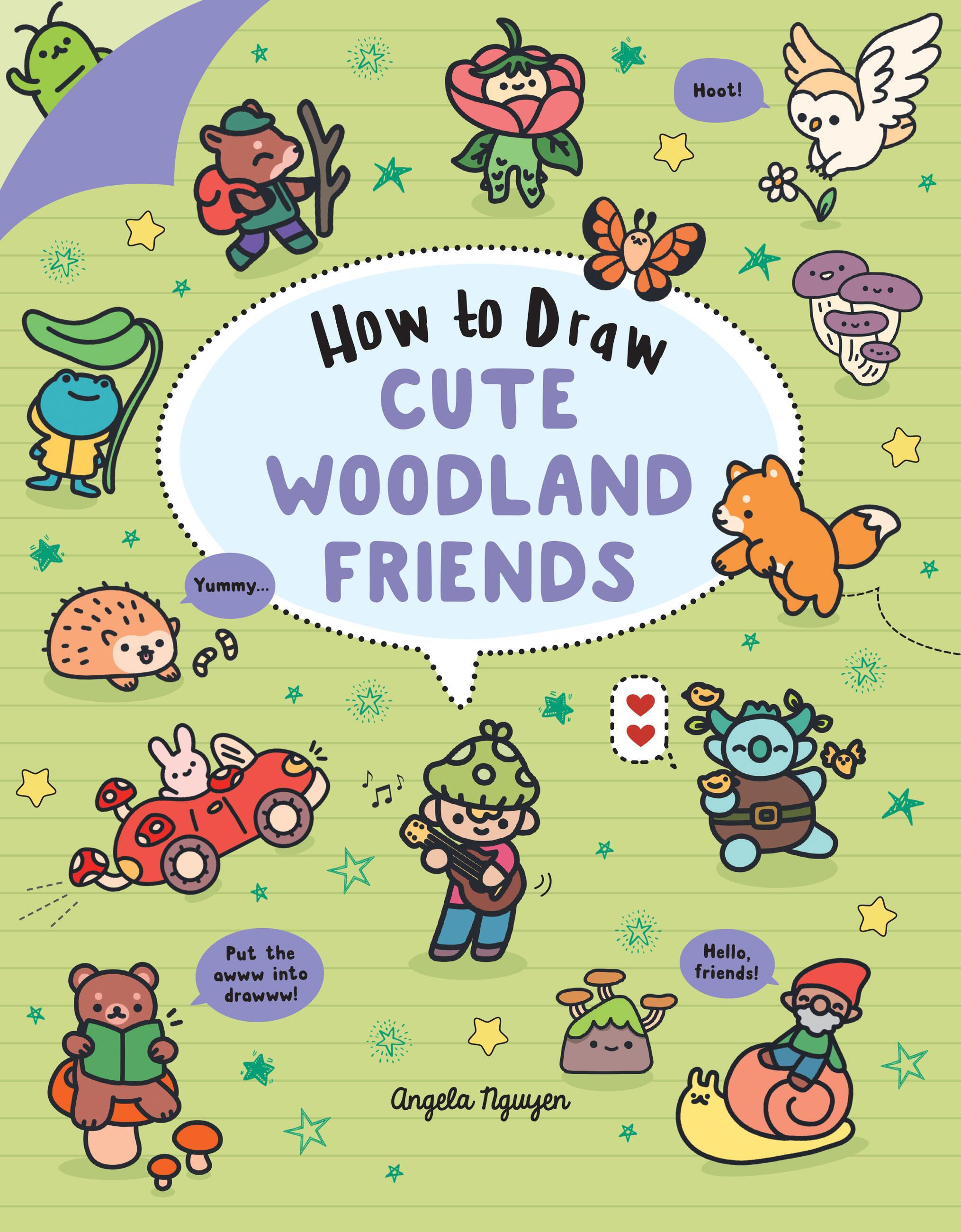 Vorderes Coverbild How to Draw Cute Woodland Friends