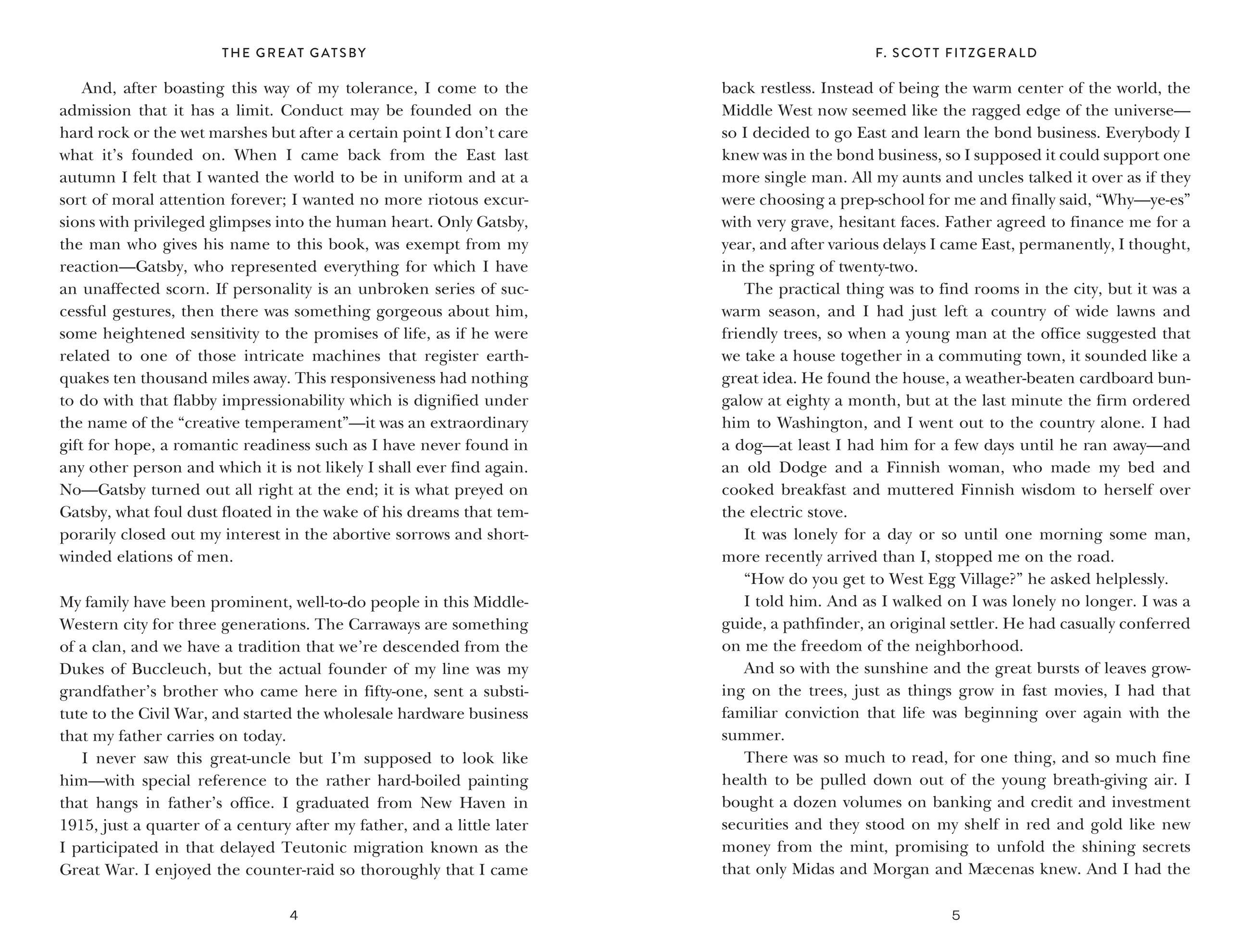Beispielinhalt (Bild) The Great Gatsby (Special Edition)