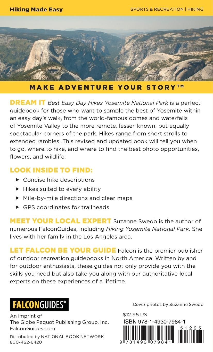 Rückseitencover Best Easy Day Hikes Yosemite National Park