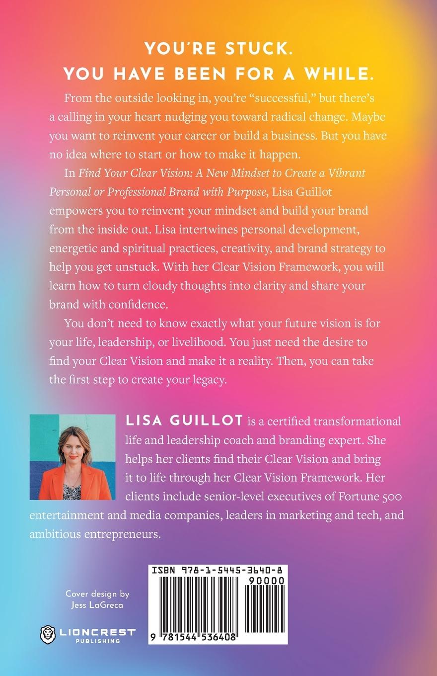 Rückseitencover Find Your Clear Vision