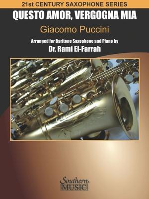 Vorderes Coverbild Questo Amor Vergogna MIA: For Baritone Saxophone and Piano