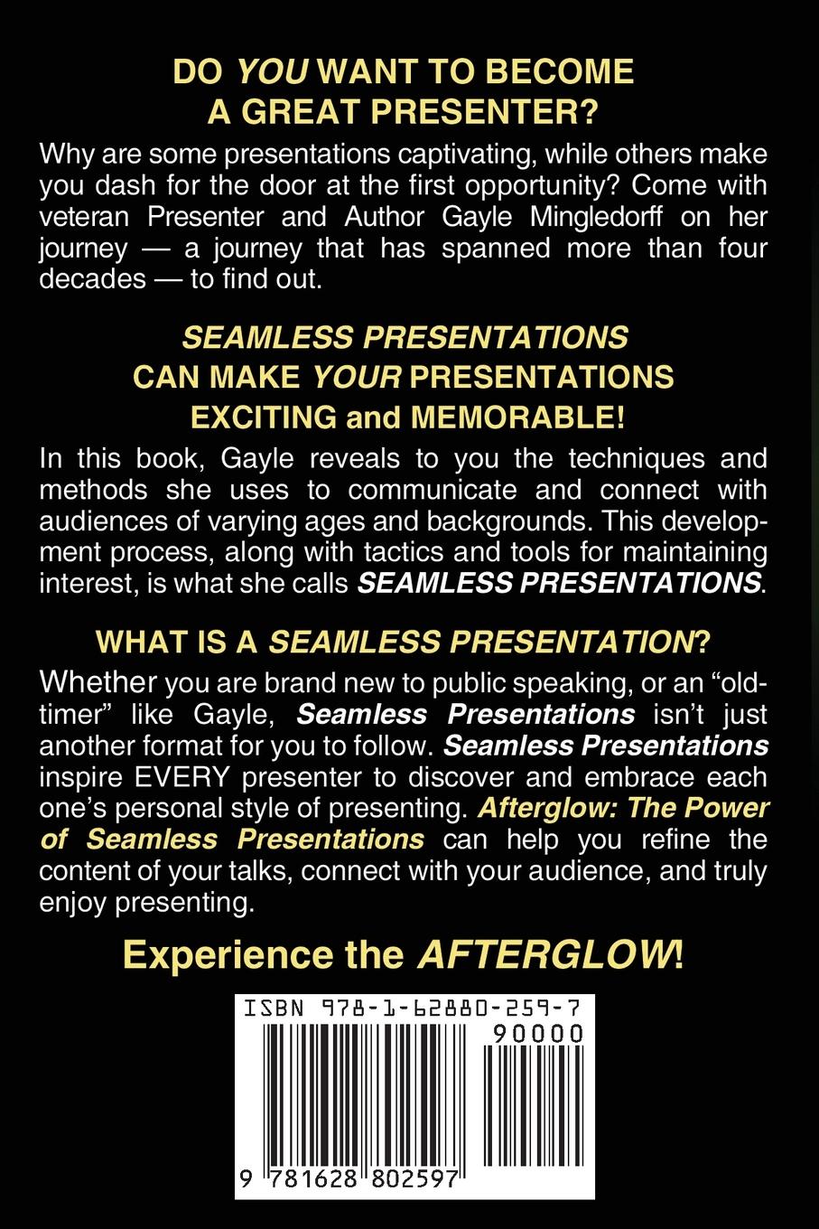 Rückseitencover Afterglow