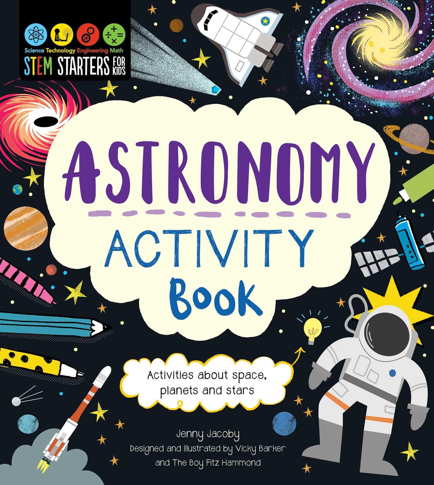 Vorderes Coverbild Stem Starters for Kids Astronomy Activity Book