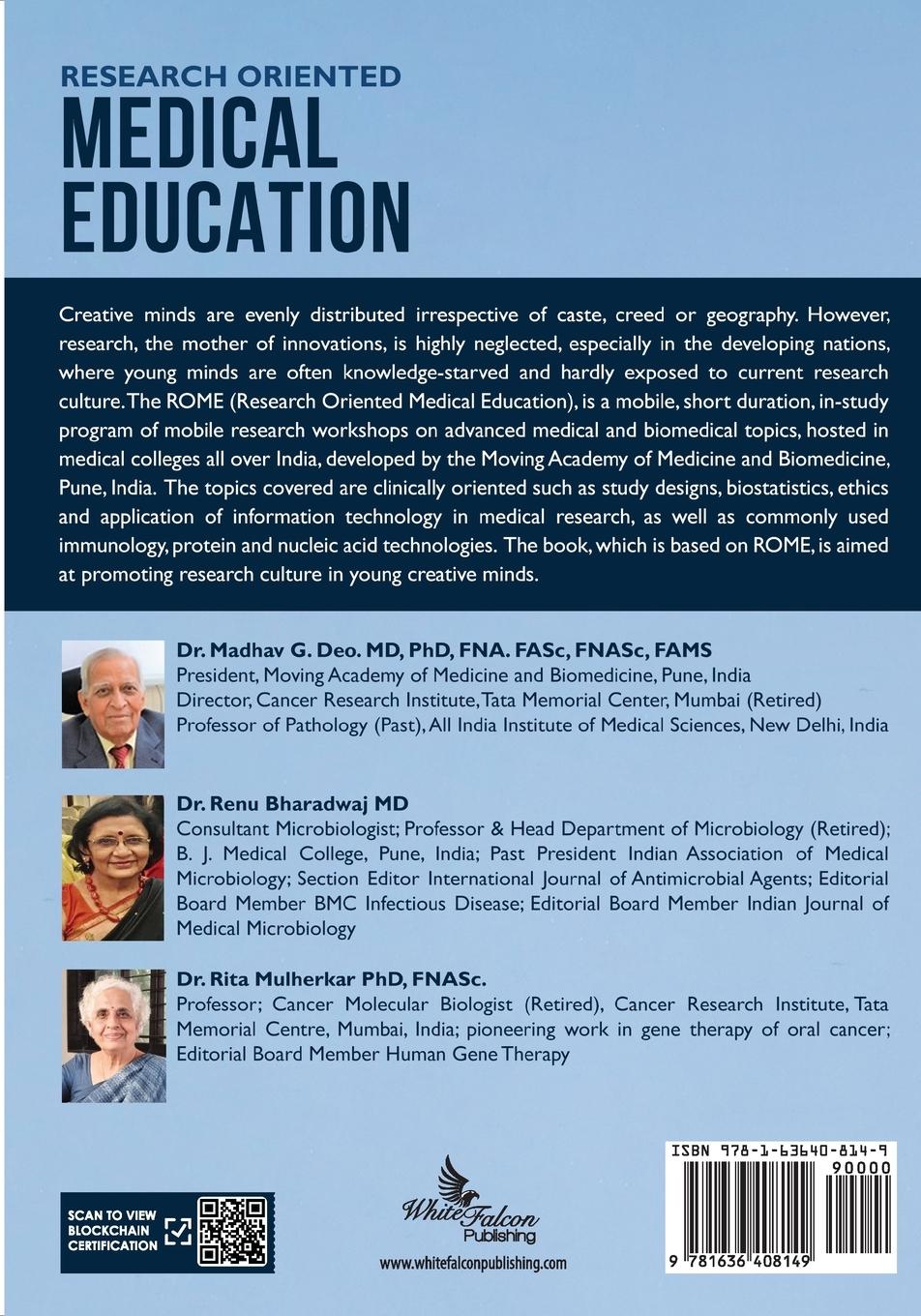 Rückseitencover Research Oriented Medical Education - The Essentials