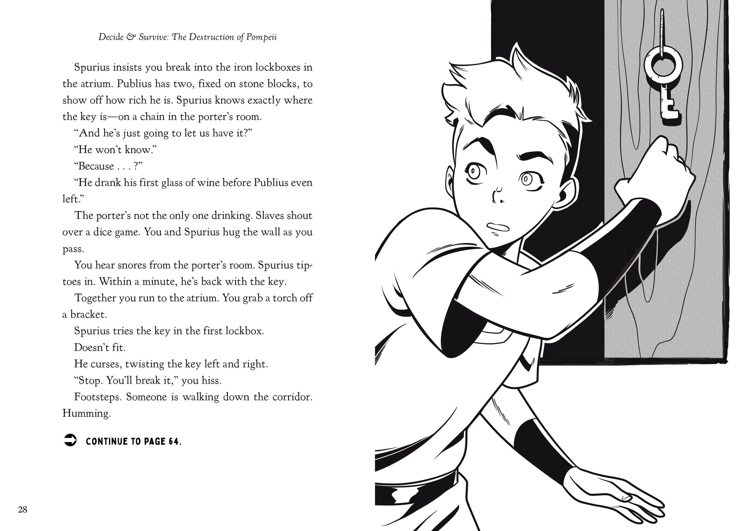 Beispielinhalt (Bild) Decide & Survive: The Destruction of Pompeii