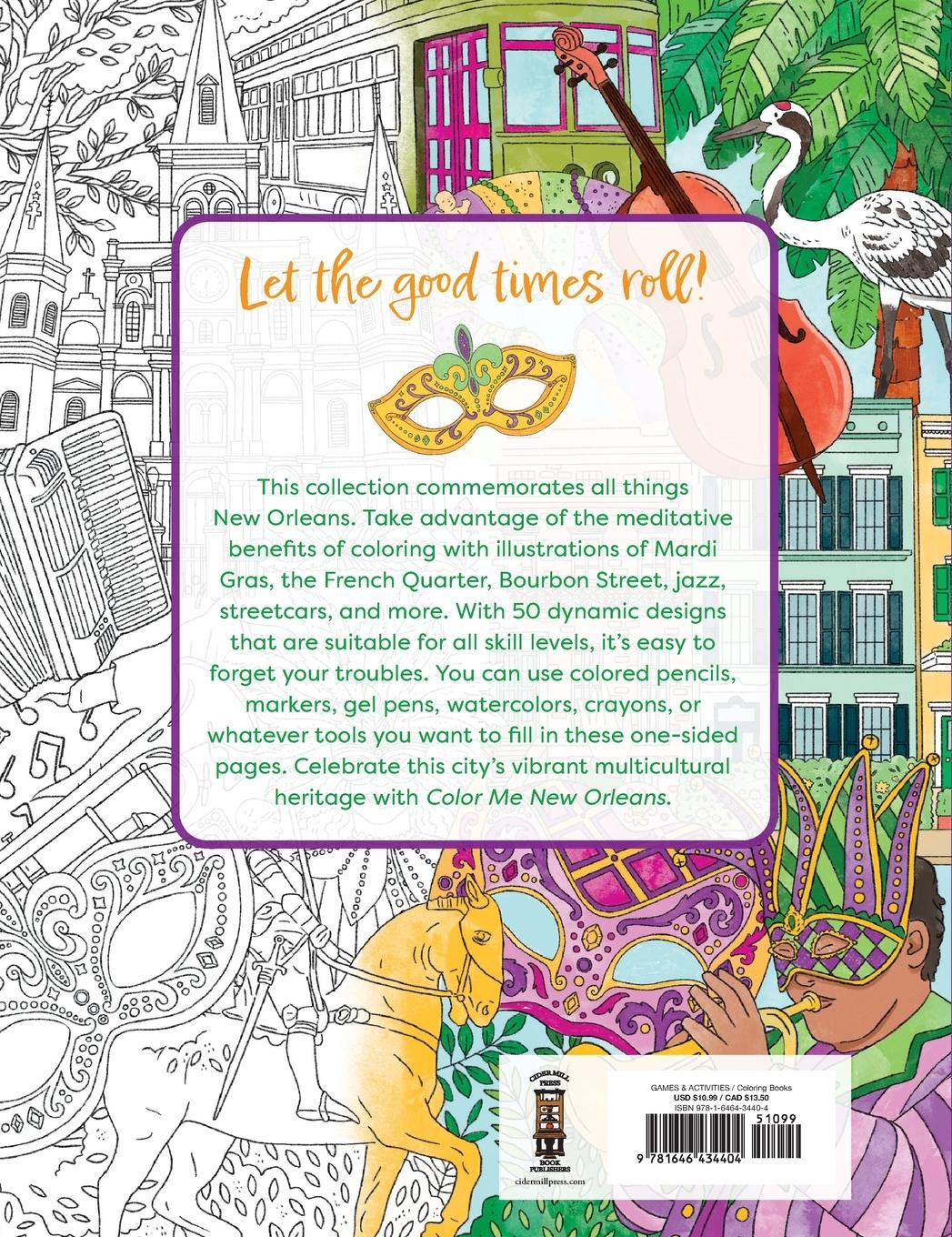 Rückseitencover Color Me New Orleans